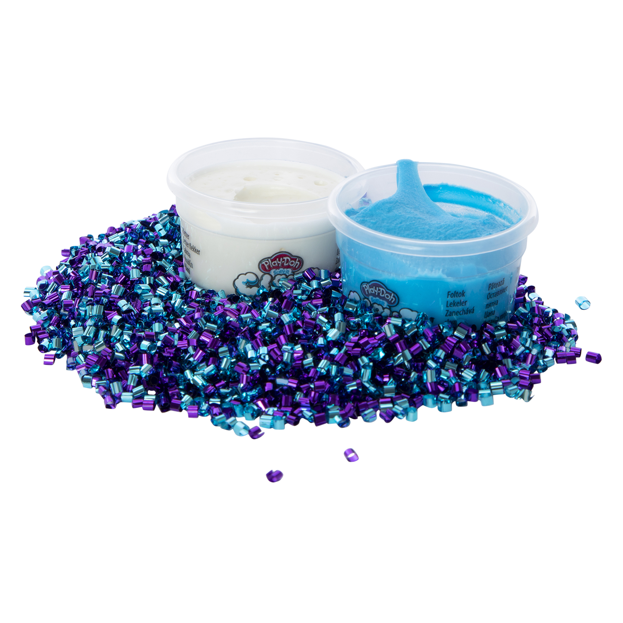 play-doh® slime super cloud satisfying snaps, 2 cans | Five Below