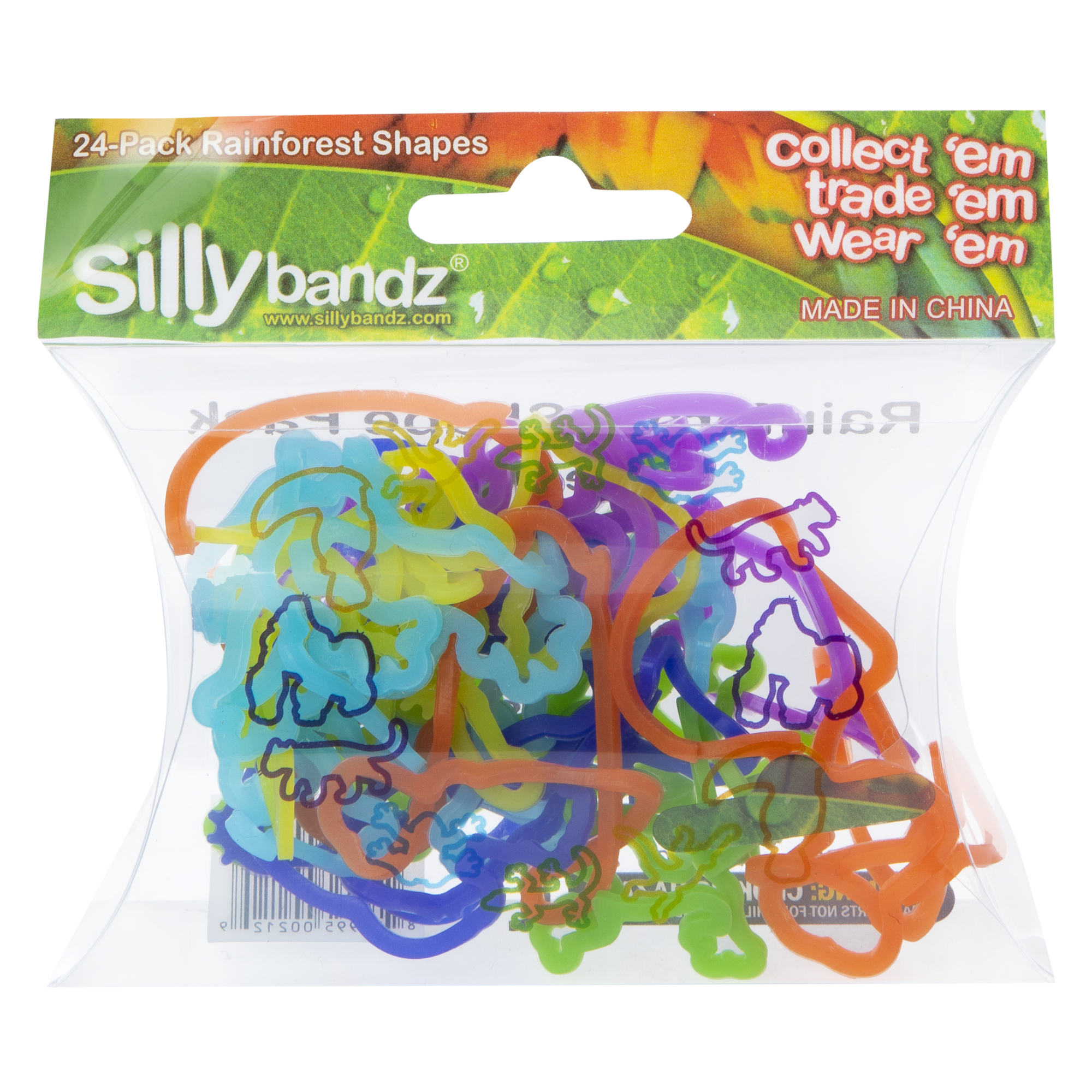 sillybandz® rainforest shapes 24-pack