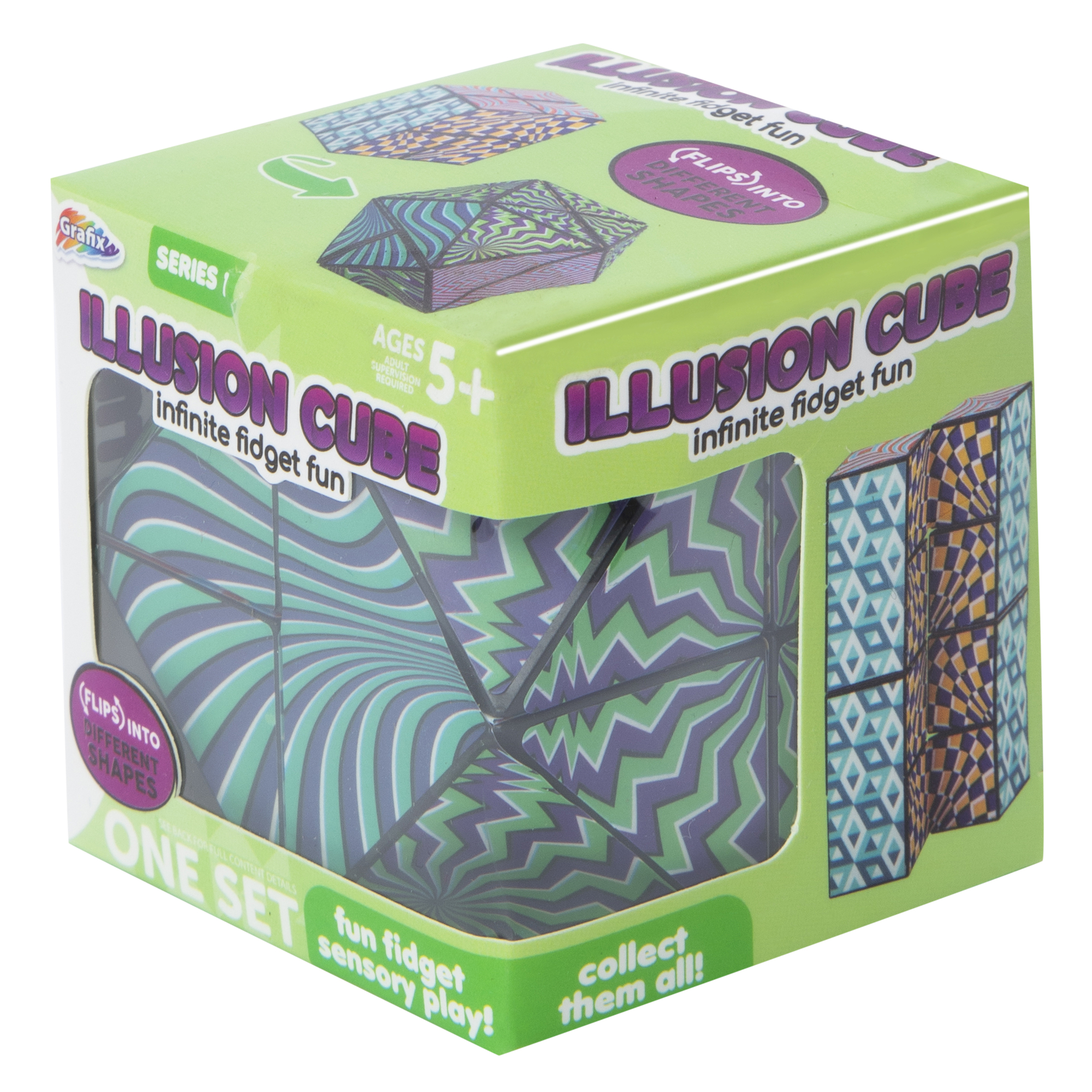 illusion cube series 1 fidget toy
