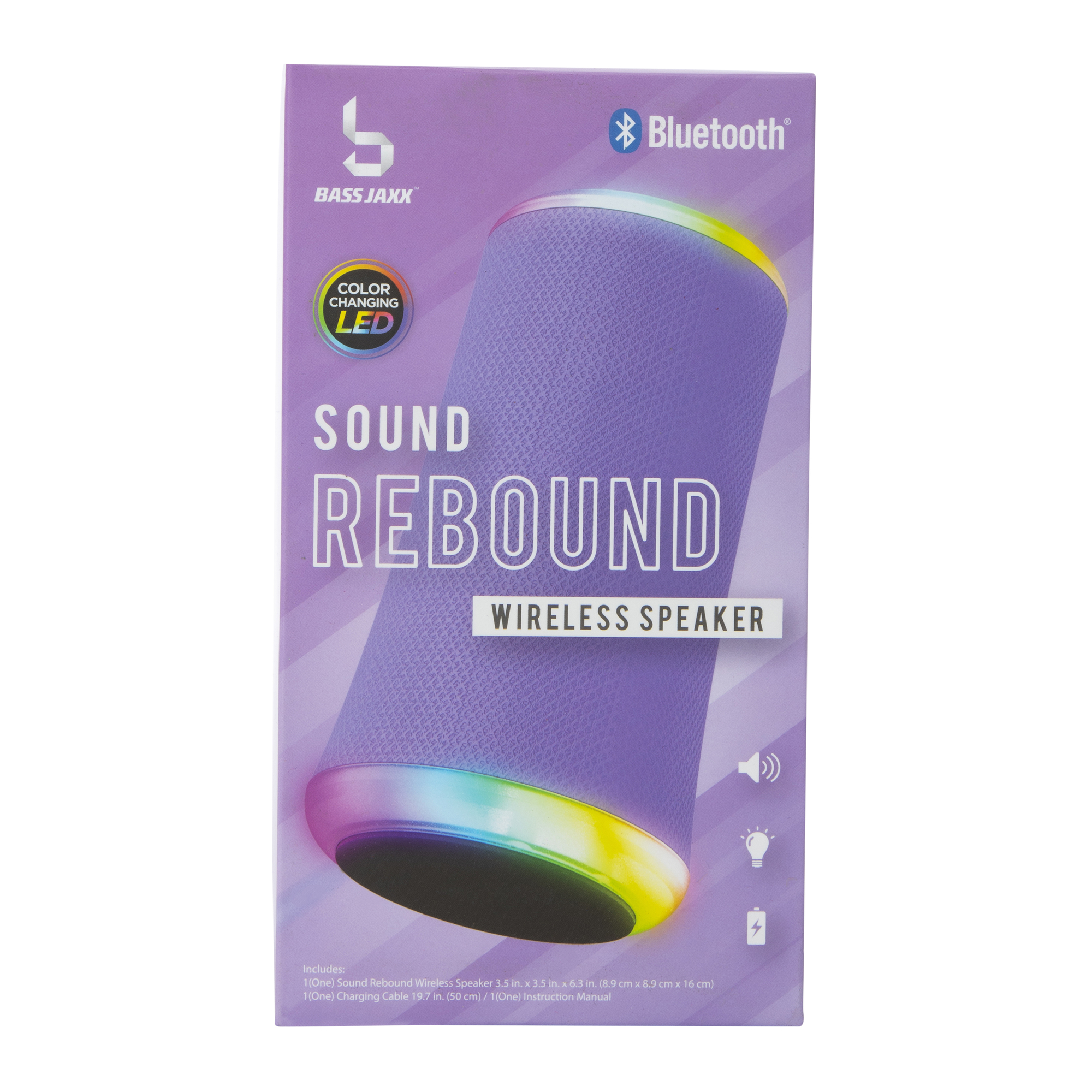 sound rebound LED color changing bluetooth® speaker | Five Below