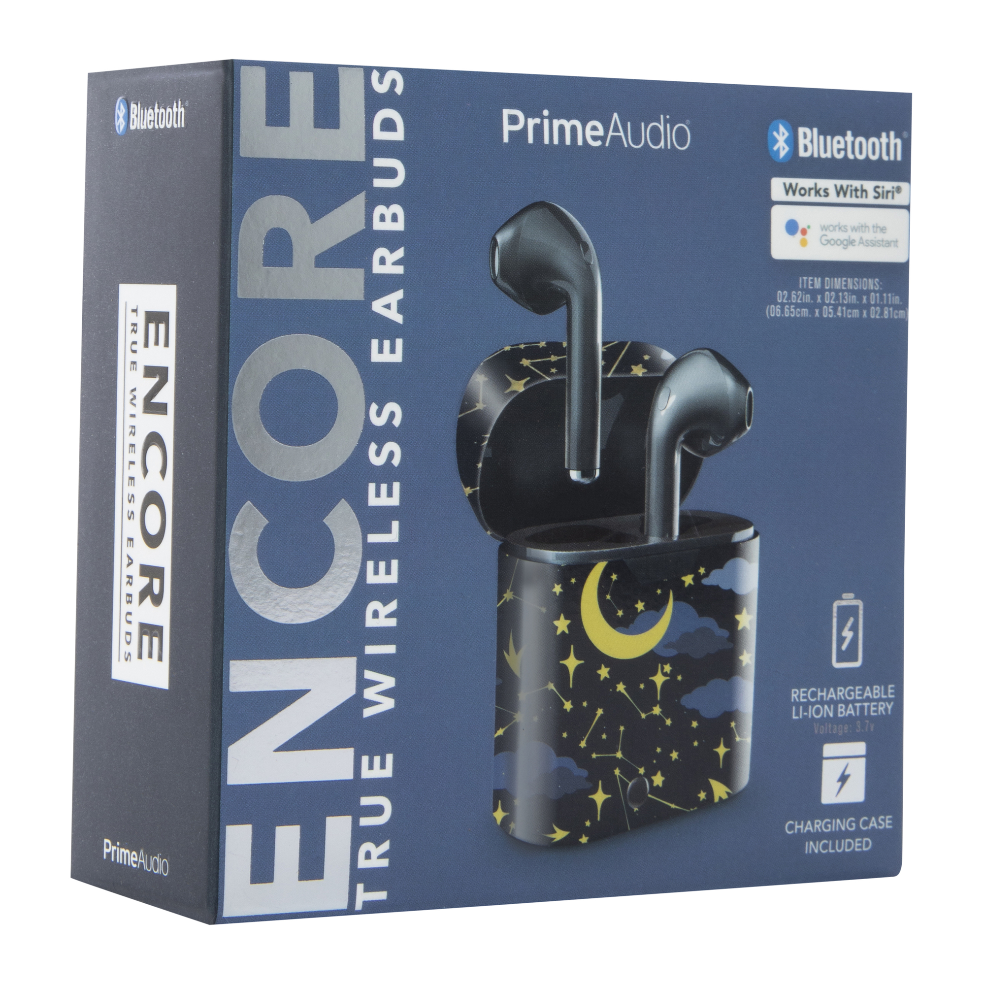 noise-isolating bluetooth® earbuds with mic & case