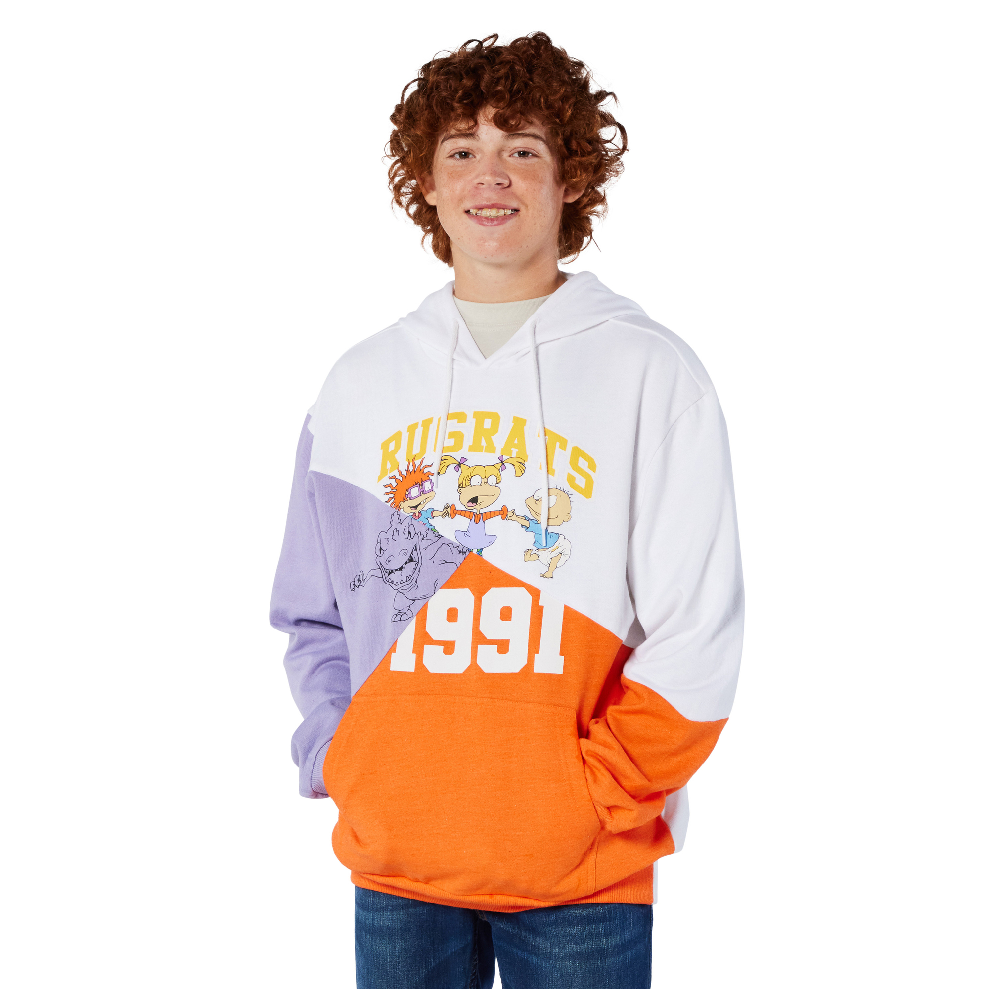 rugrats™ 1991 color block hoodie Five Below - Main Image