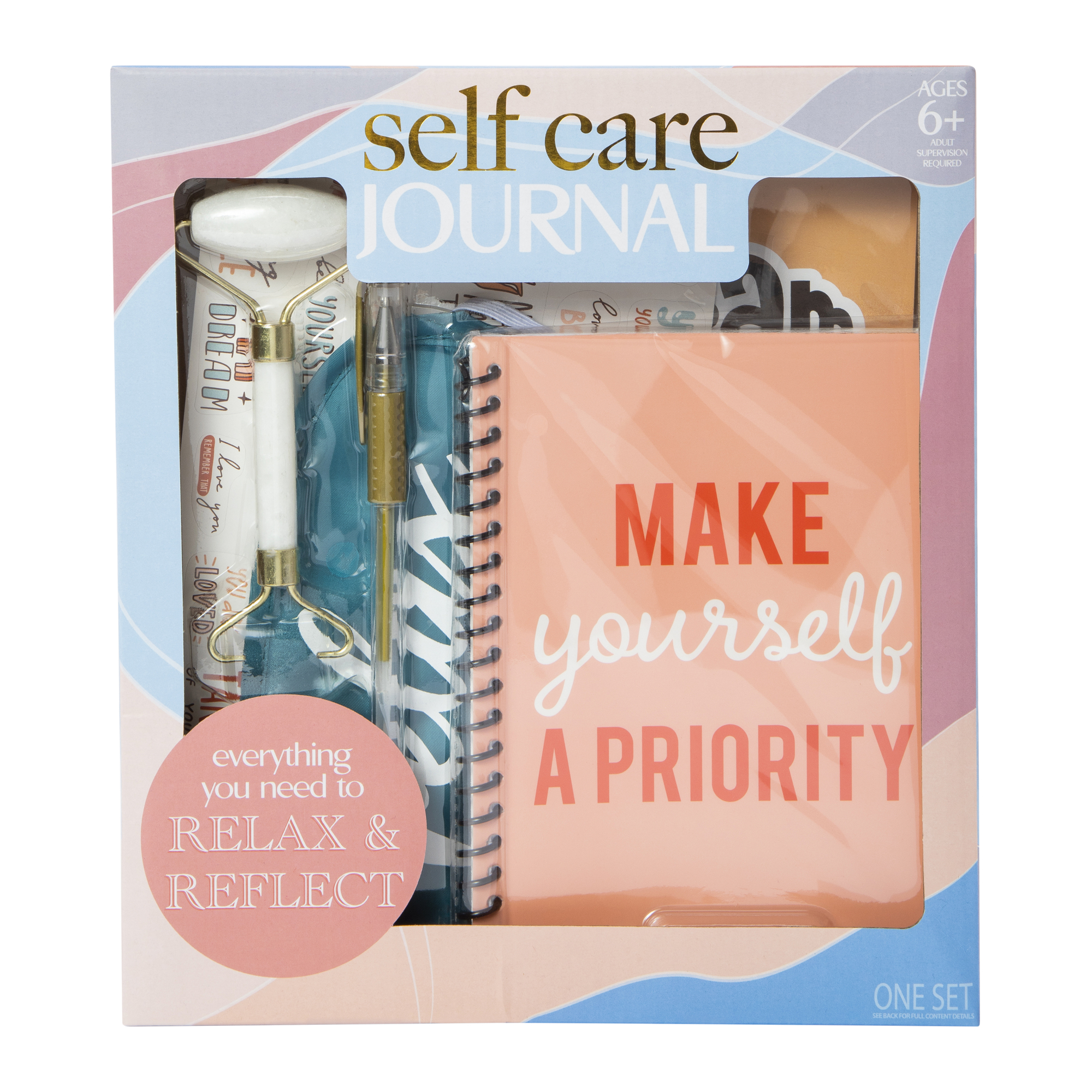 self-care journal gift set