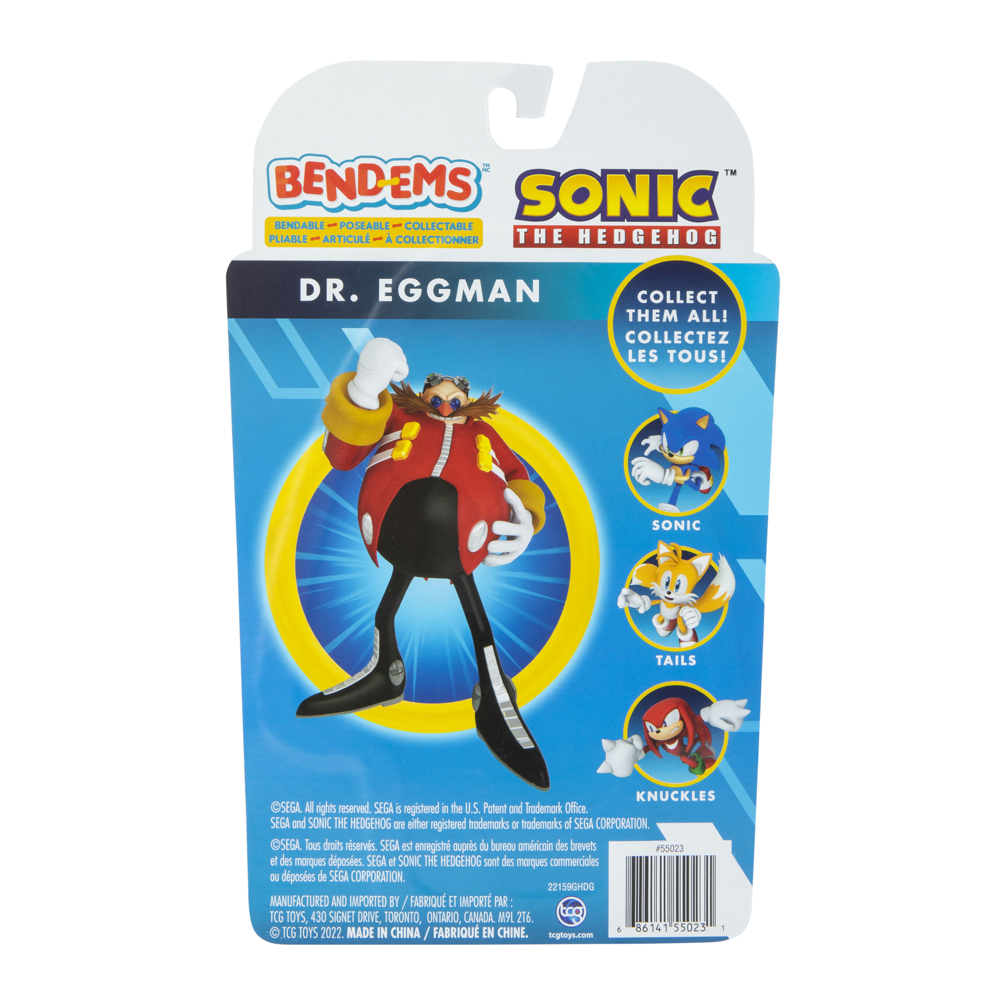 sonic the hedgehog™ bend-ems™ action figure