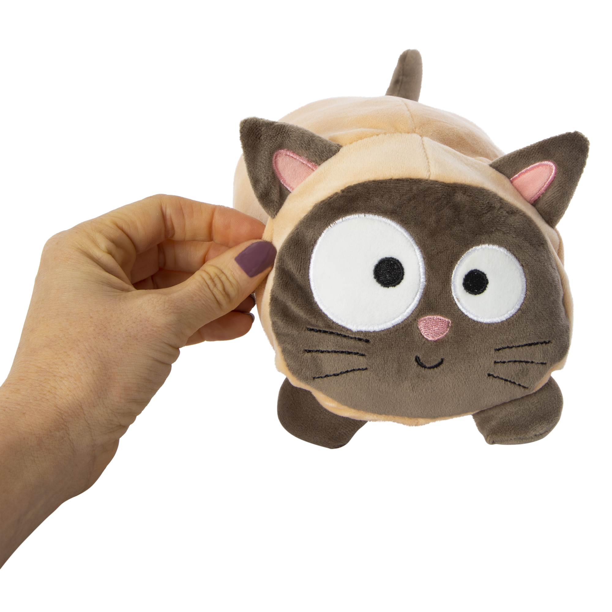 marshmallow cat plush 9in Five Below