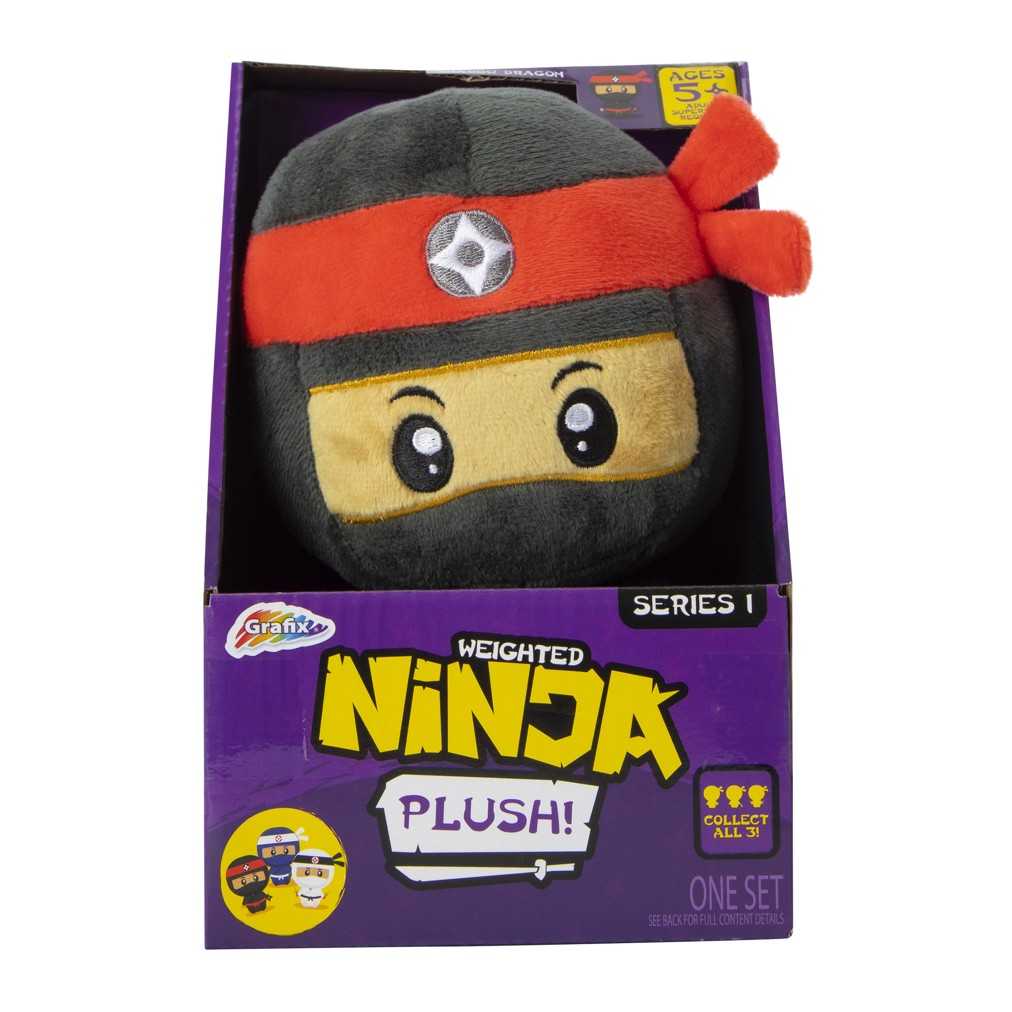 weighted ninja series 1 plush | Five Below