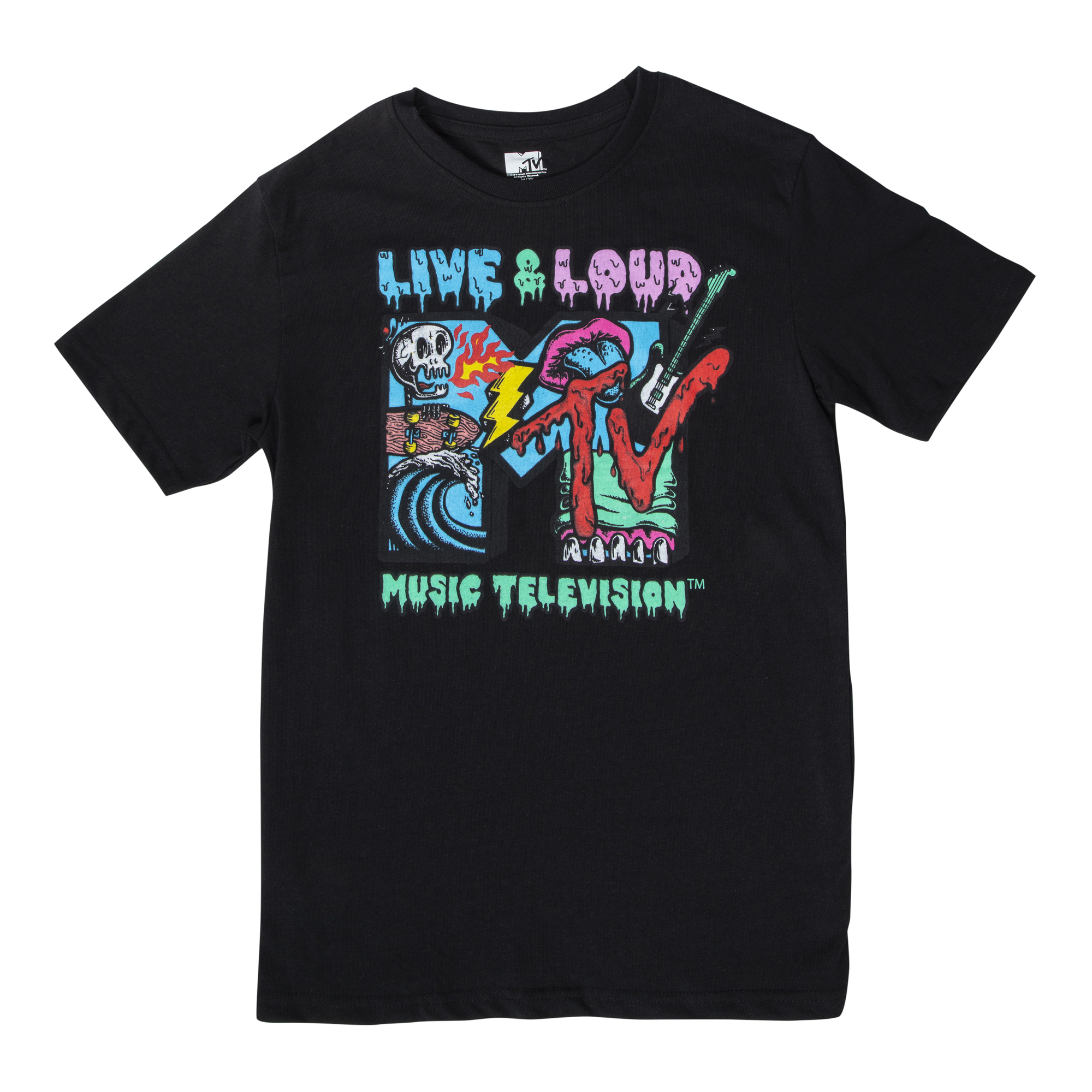 mtv™ skeleton live & loud graphic tee