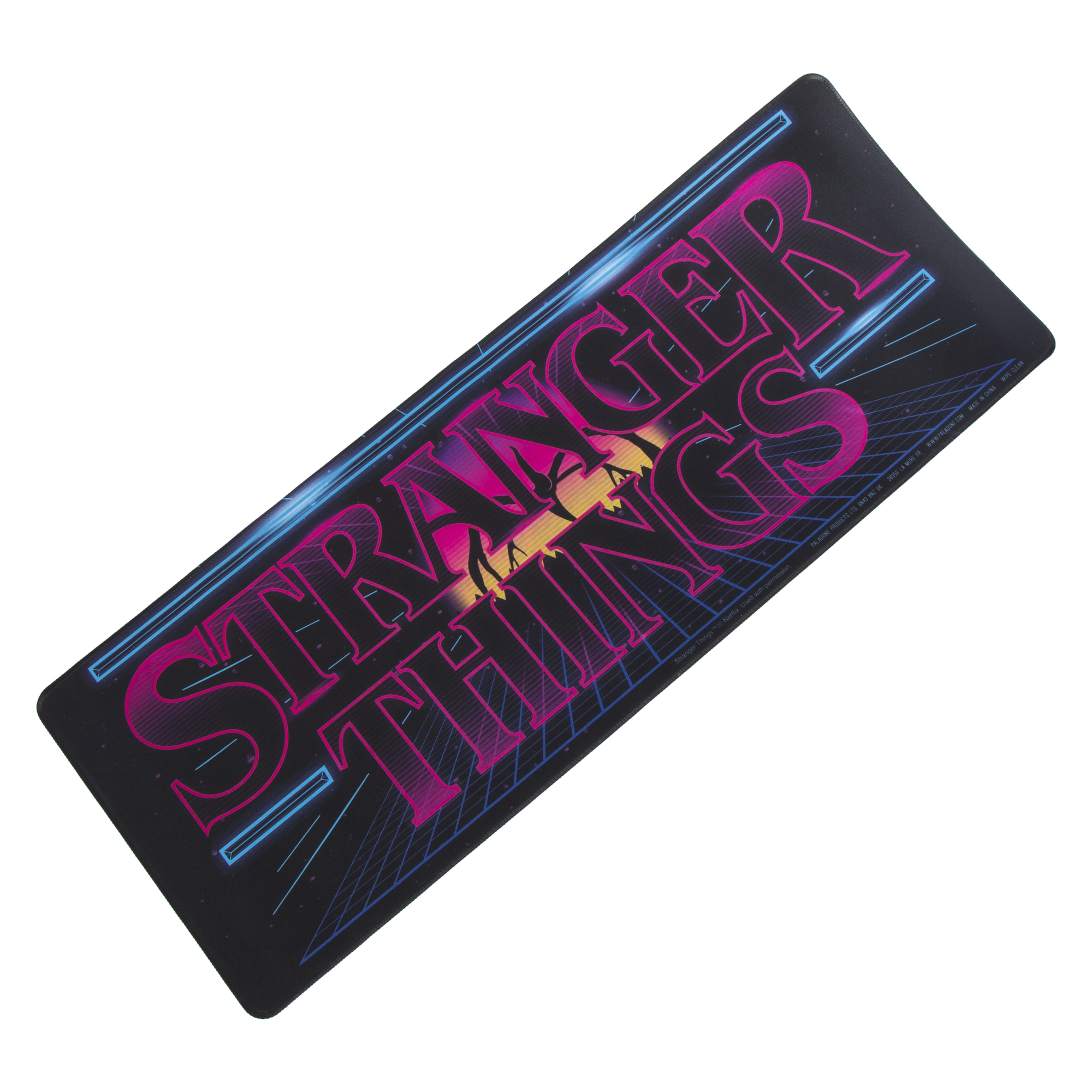 netflix® stranger things™ desk mat 11in x 31in