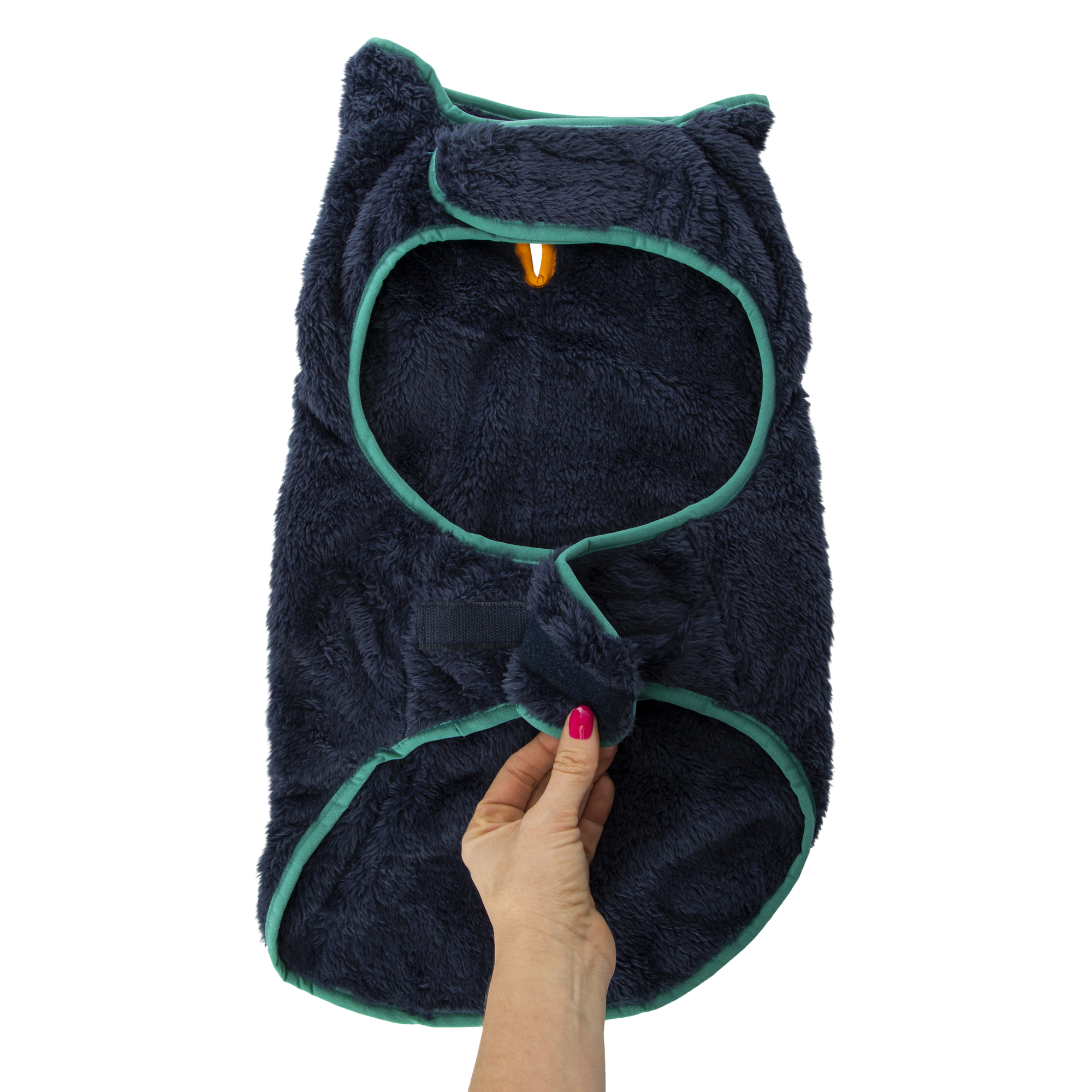 navy blue coleman® fleece zip dog jacket