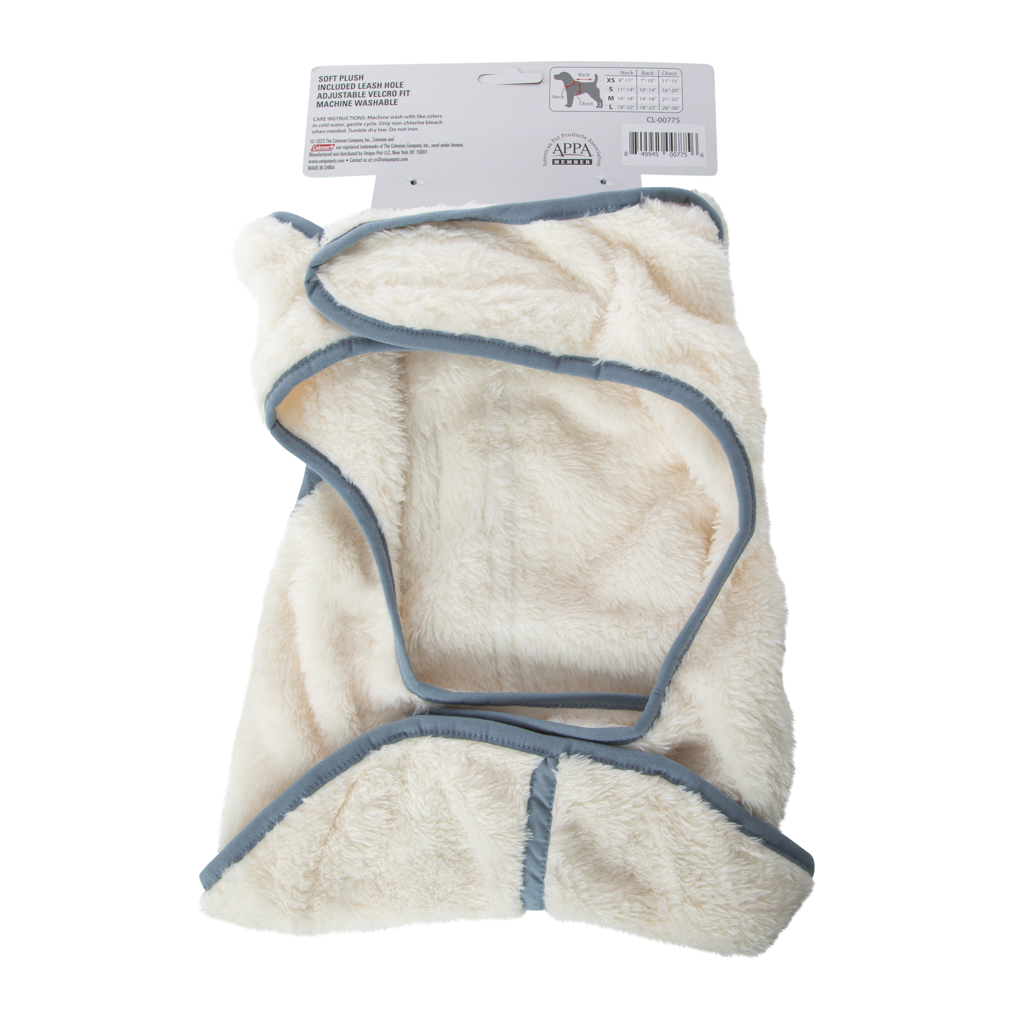 coleman® fleece zip dog jacket