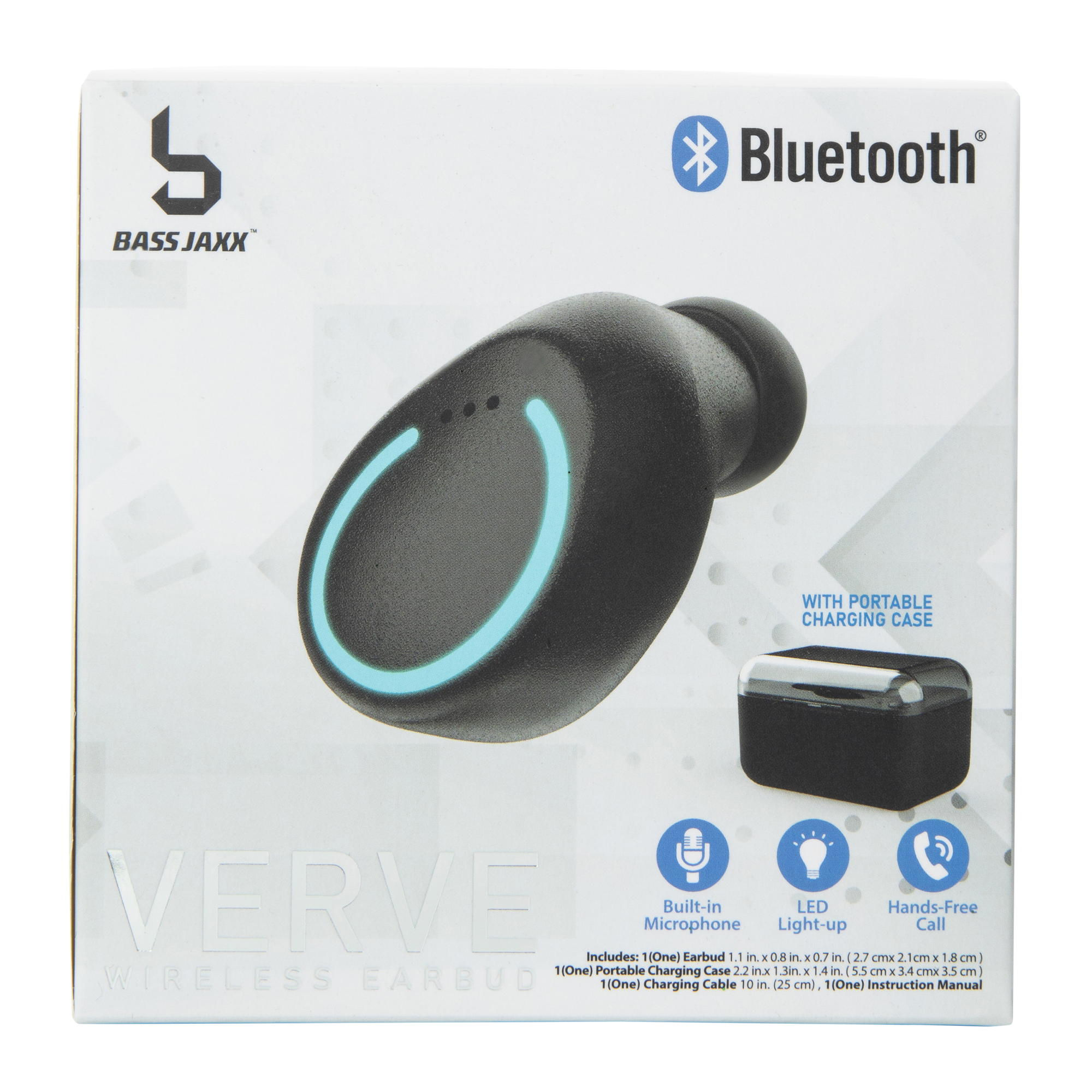 verve bluetooth® mono wireless earbud with microphone