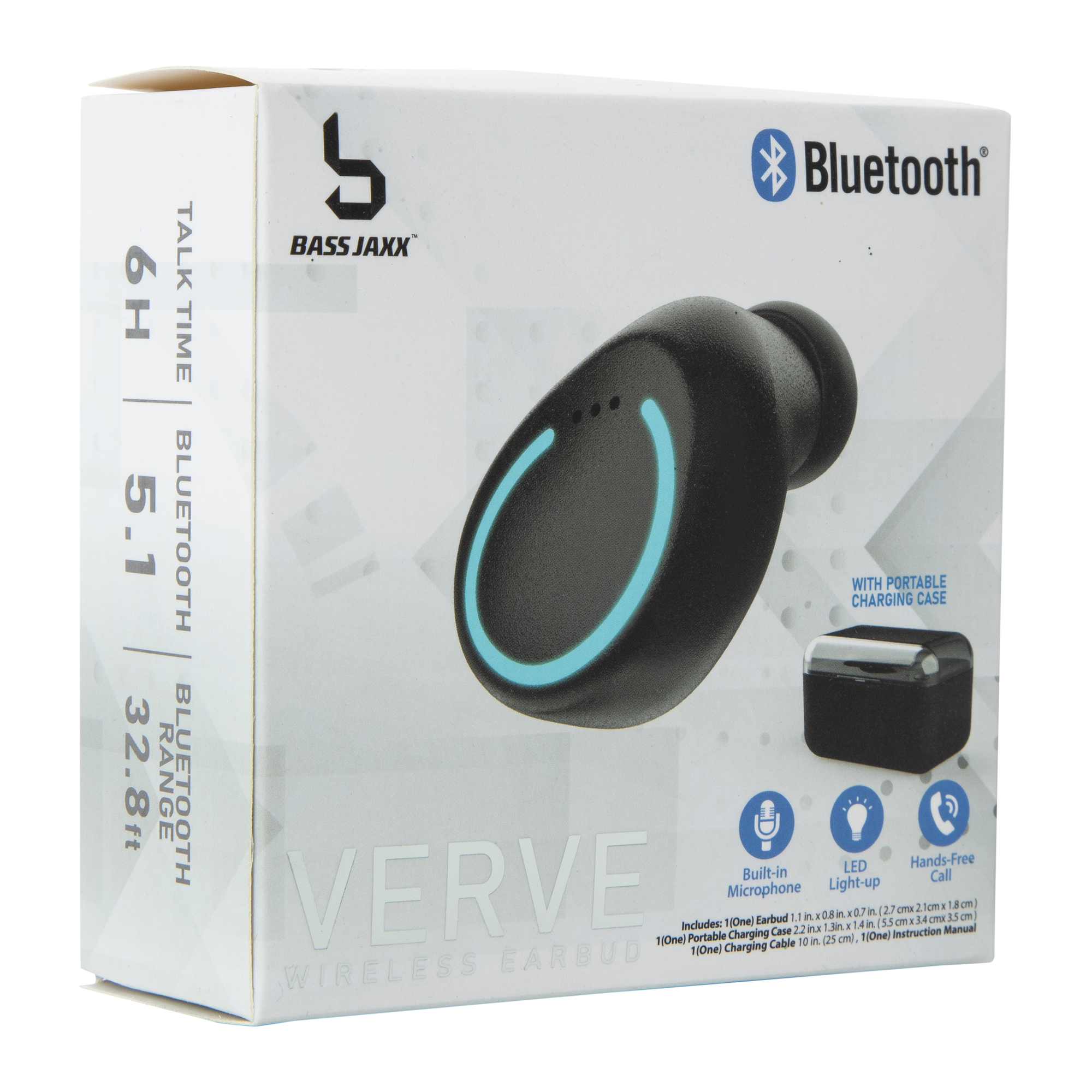 verve bluetooth® mono wireless earbud with microphone