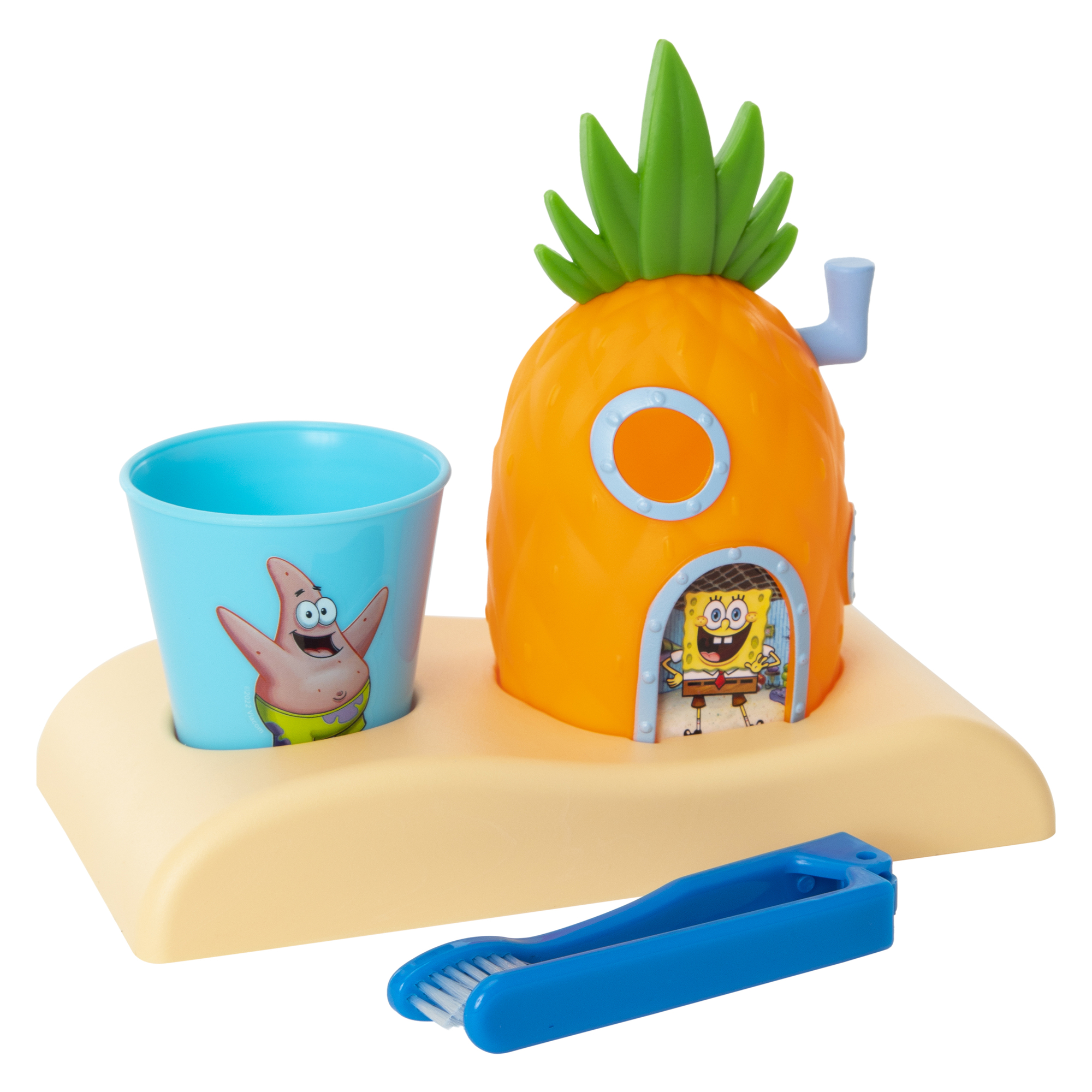 fun character kid's toothbrush set 3-piece