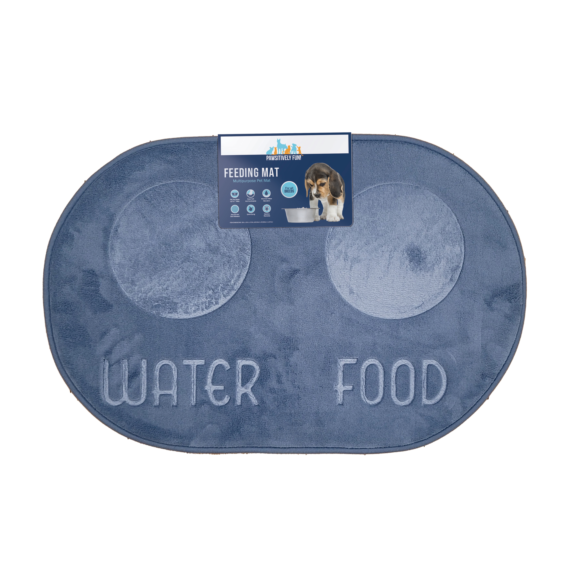 Microfiber Foam Pet Placemat 16in x 24in