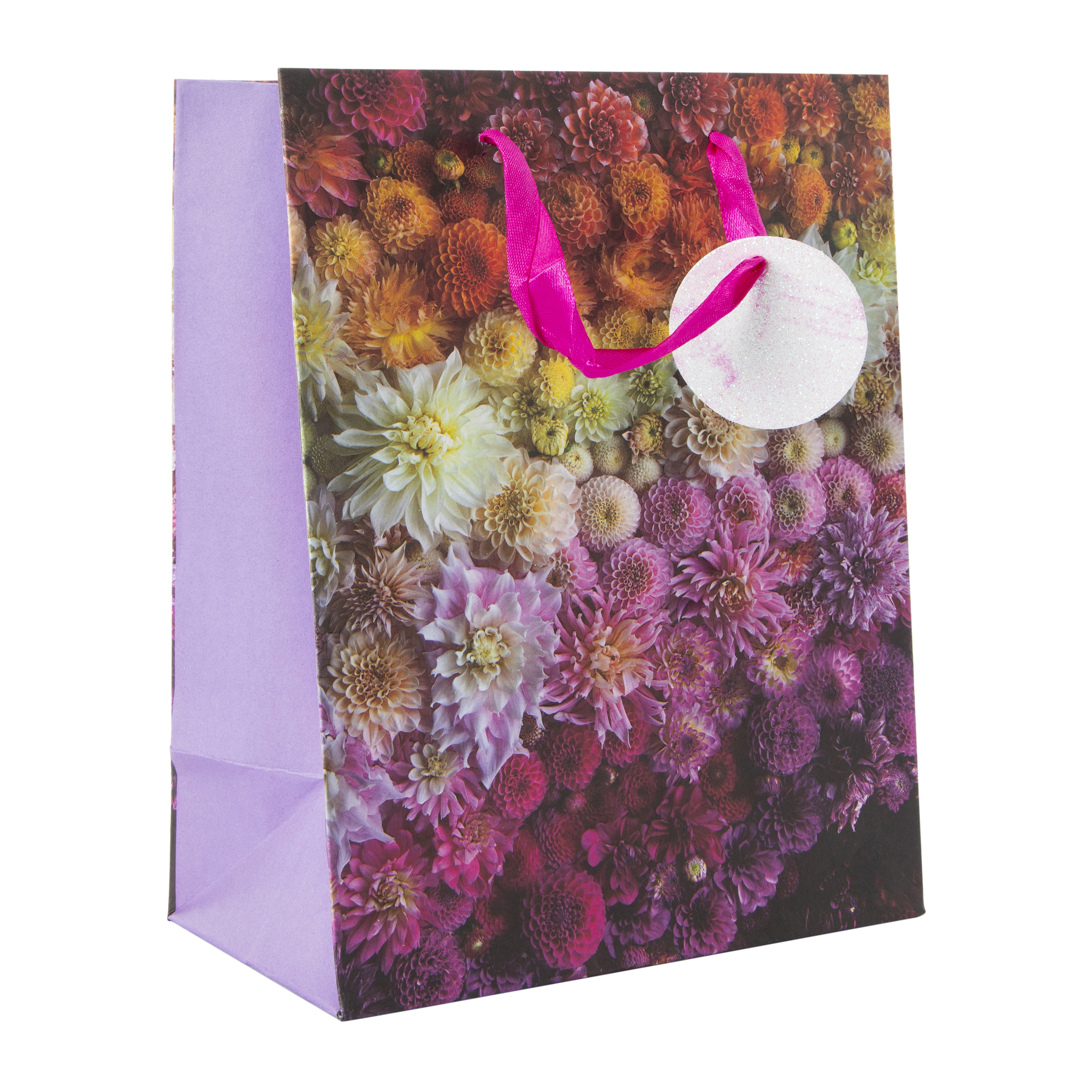 medium floral gift bag 9in x 7in