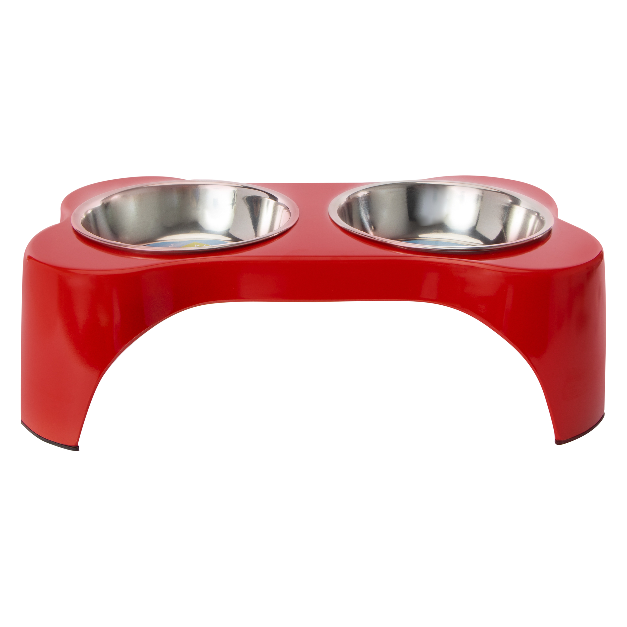 elevated bone shaped stainless steel dog bowls stand Five Below