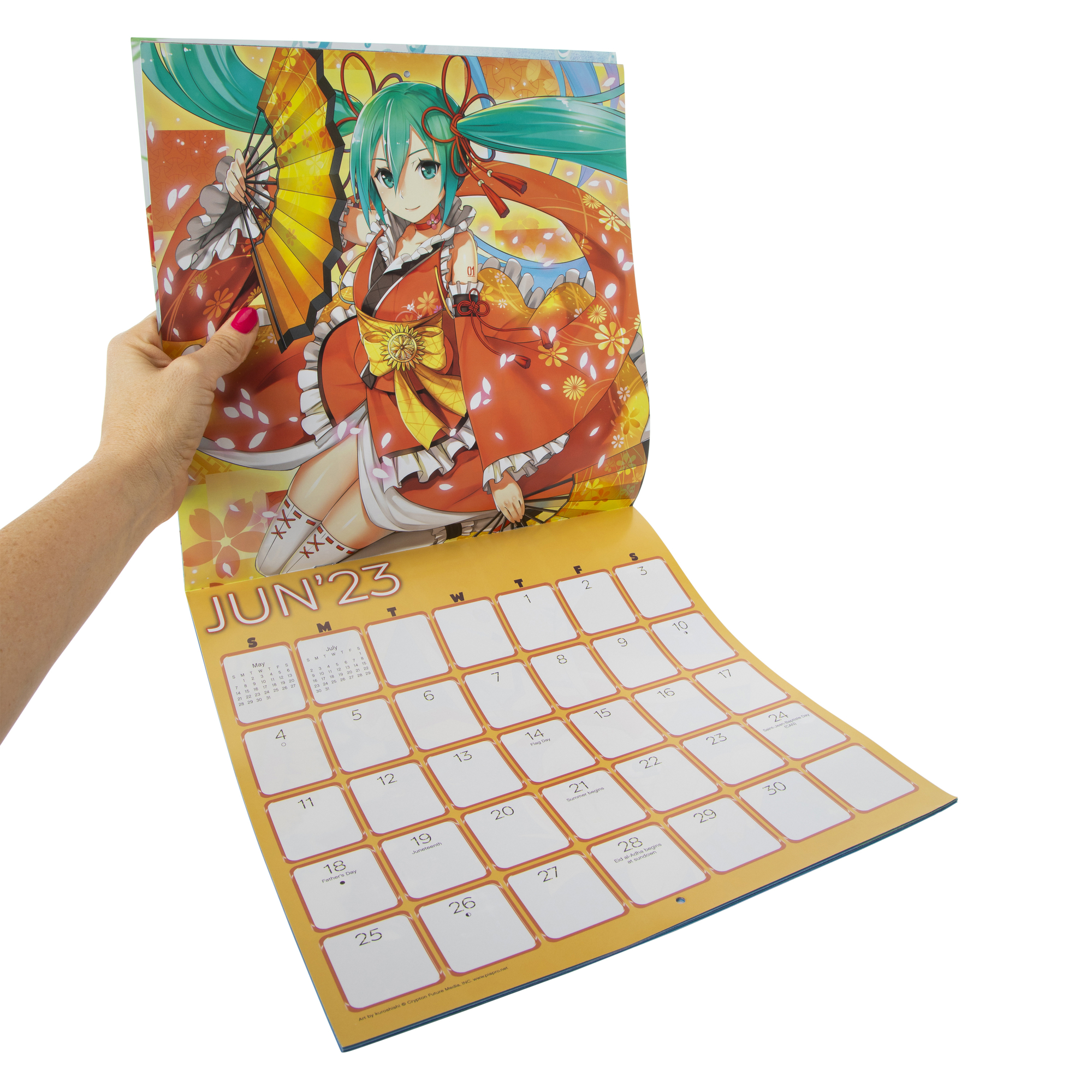 hatsune miku 16-month 2023 wall calendar