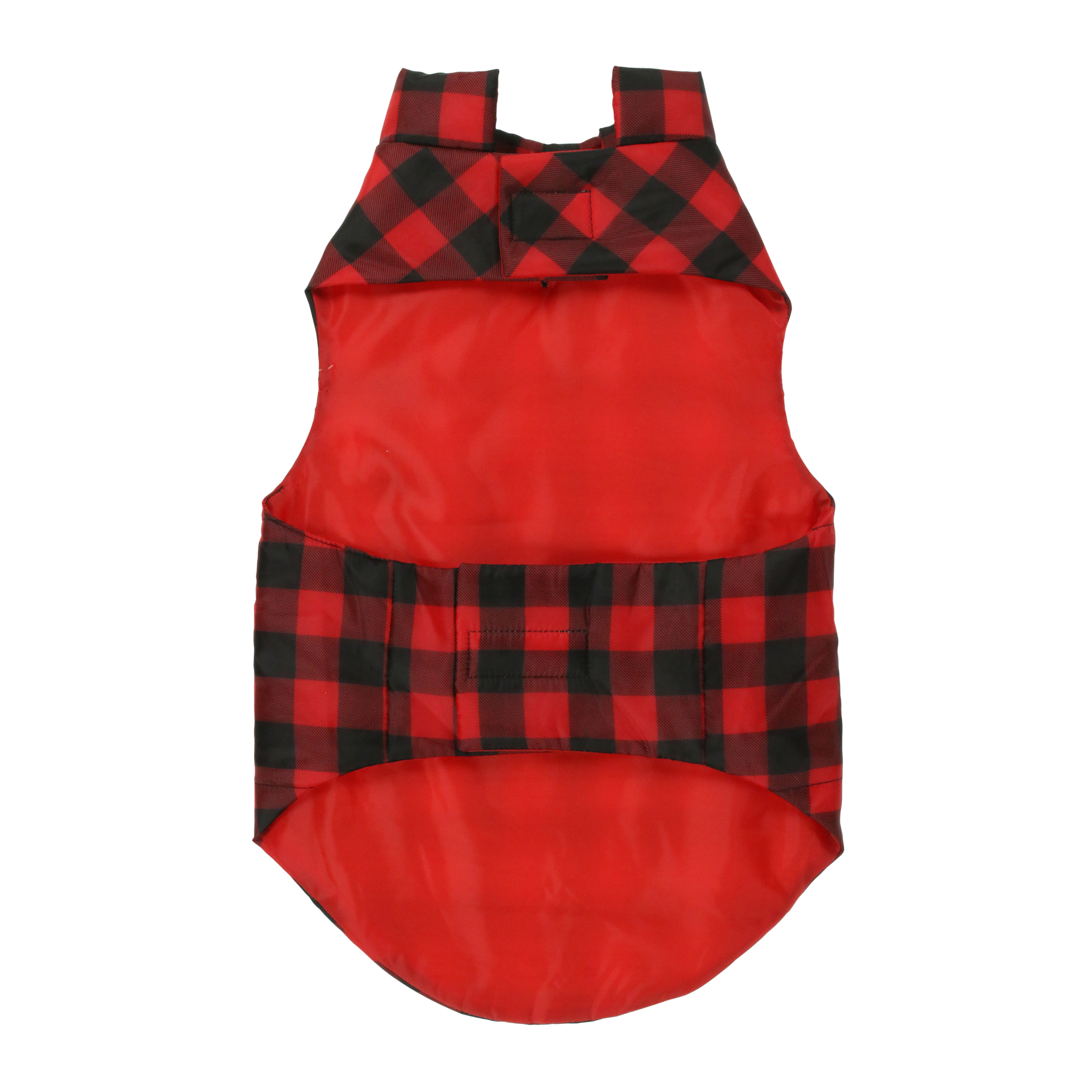 red plaid dog jacket Five Below