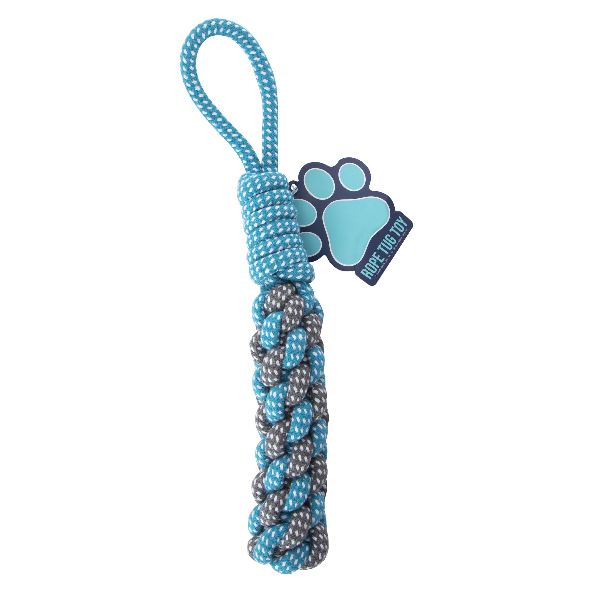 braided rope dog tug toy 15in x 2in