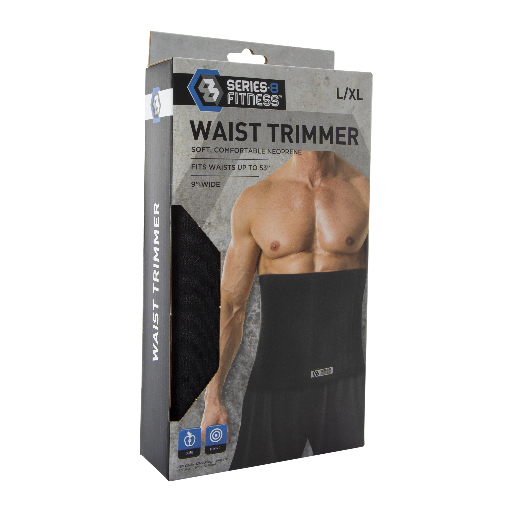 Viral Body Waist Trimmer (Black, Small) : : Sports & Outdoors