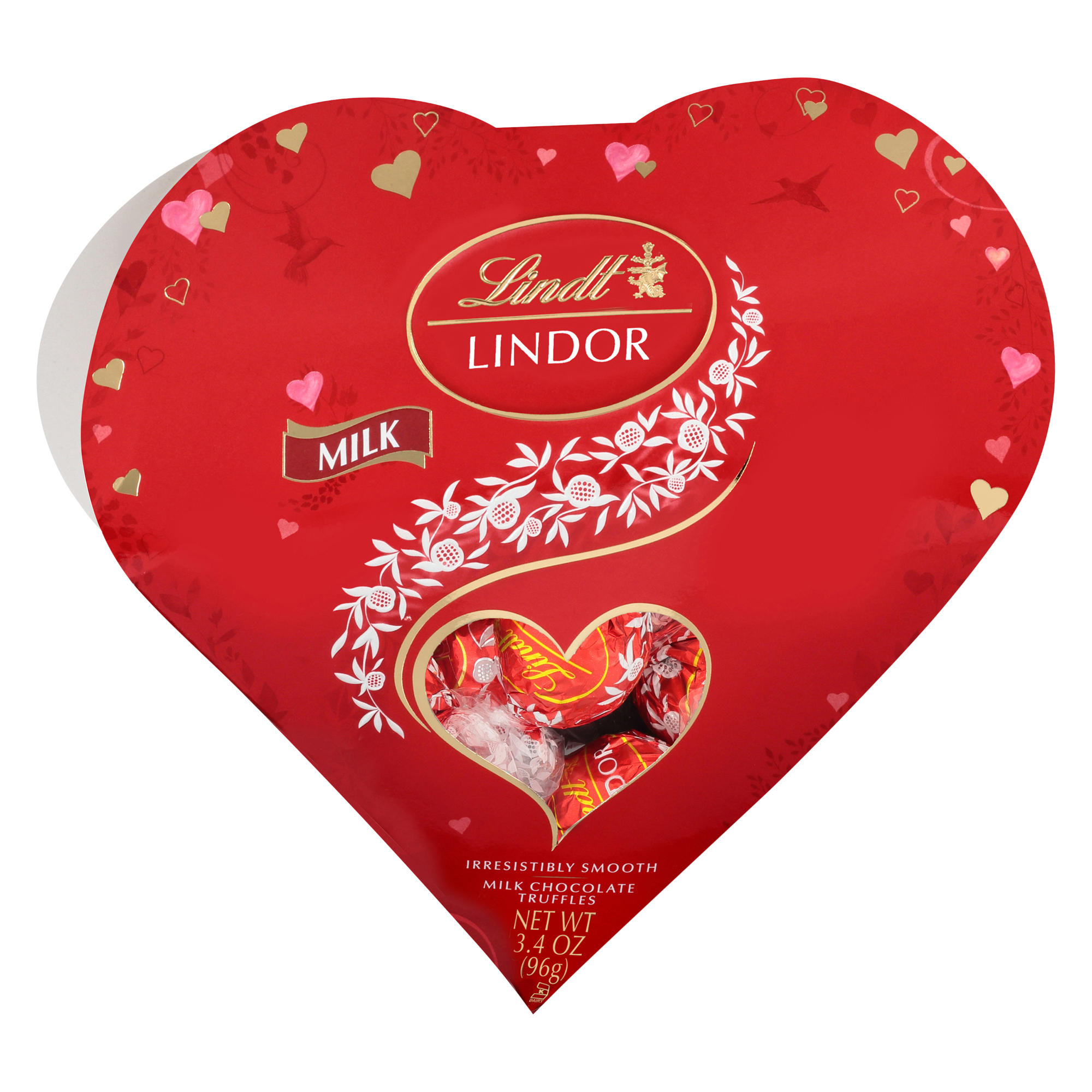 lindt® lindor milk chocolate truffles 3.4oz