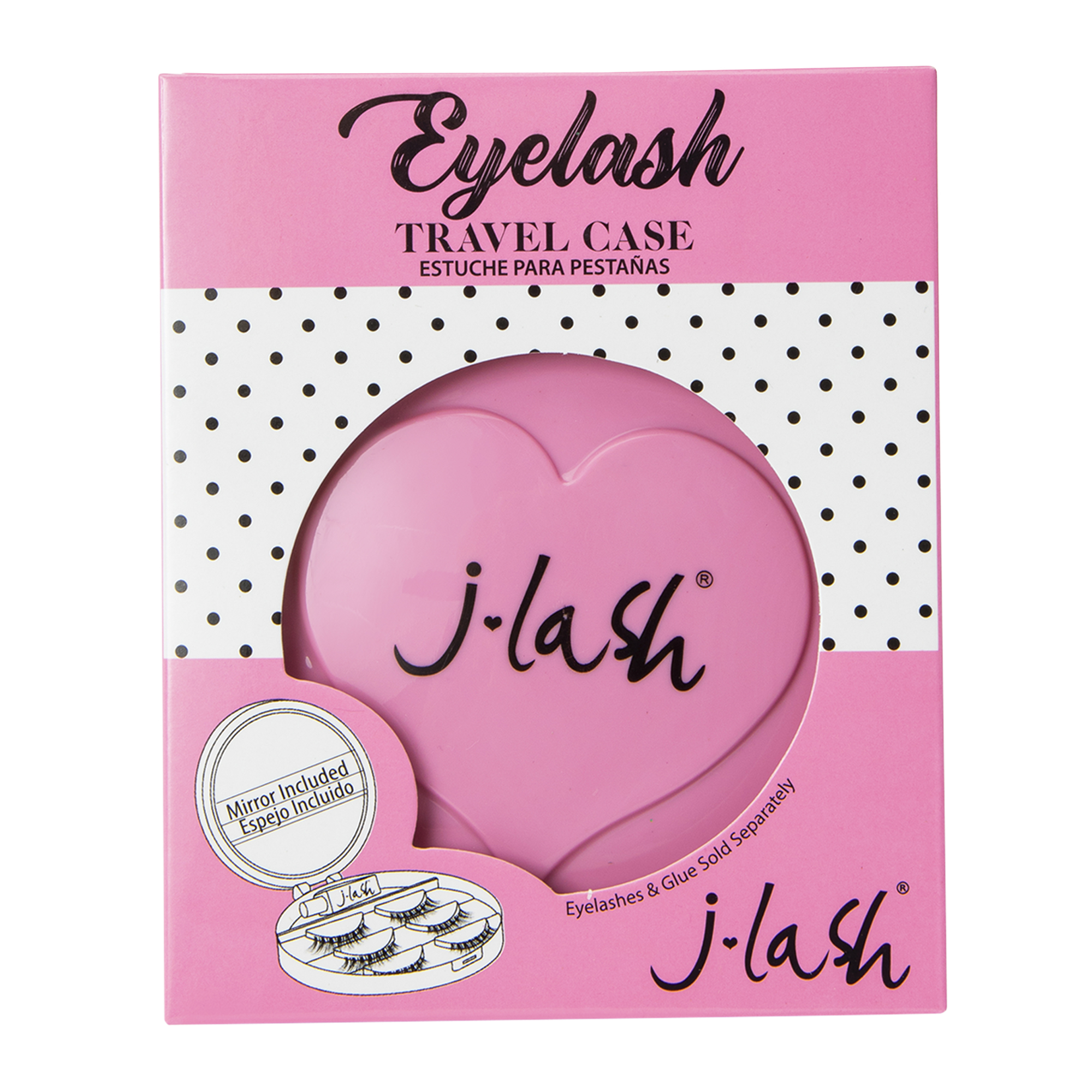 j-lash® eyelash travel case & mirror