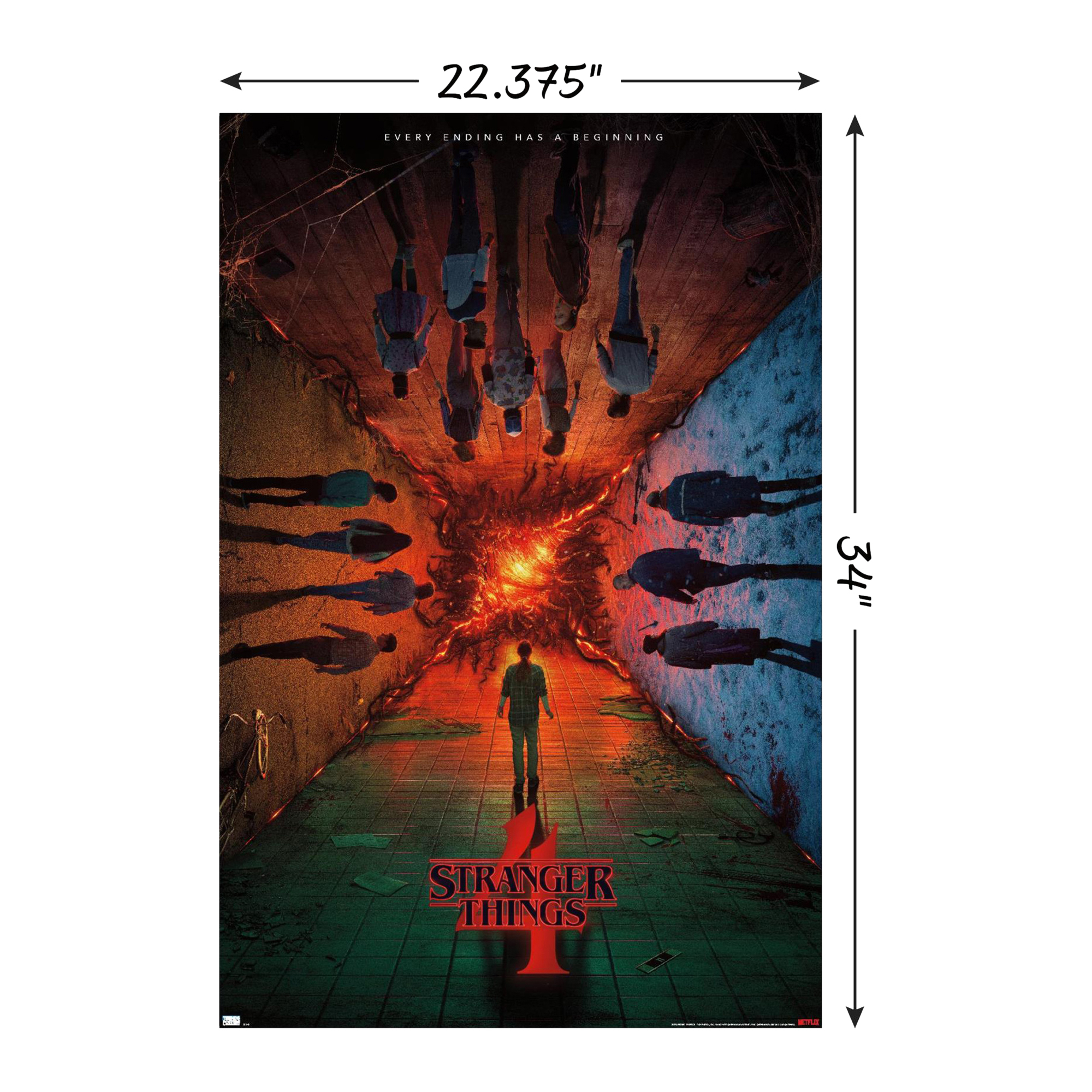 Junior's Stranger Things The Rift Has Many Dimensions Poster