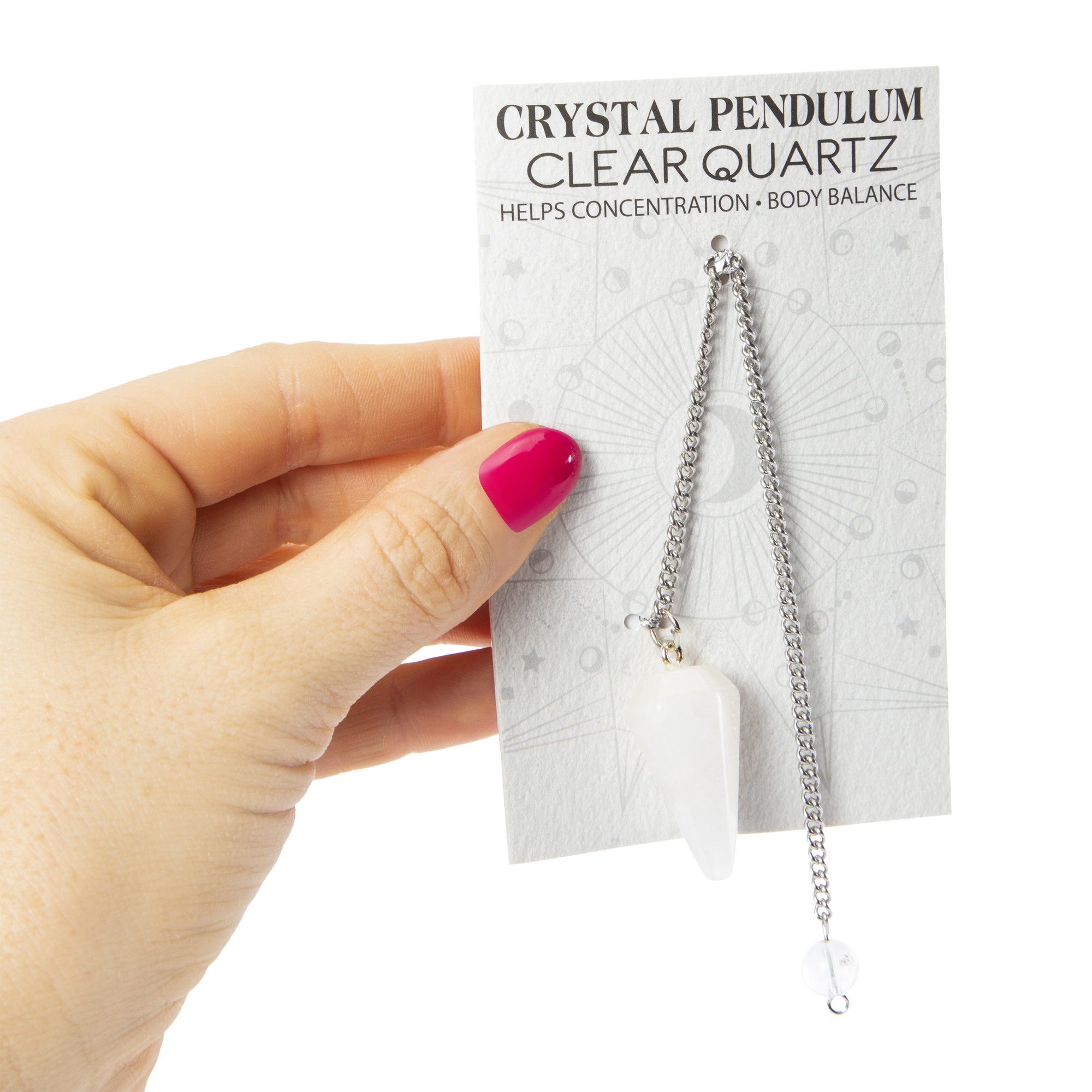 Healing Crystal Pendulum - Clear Quartz
