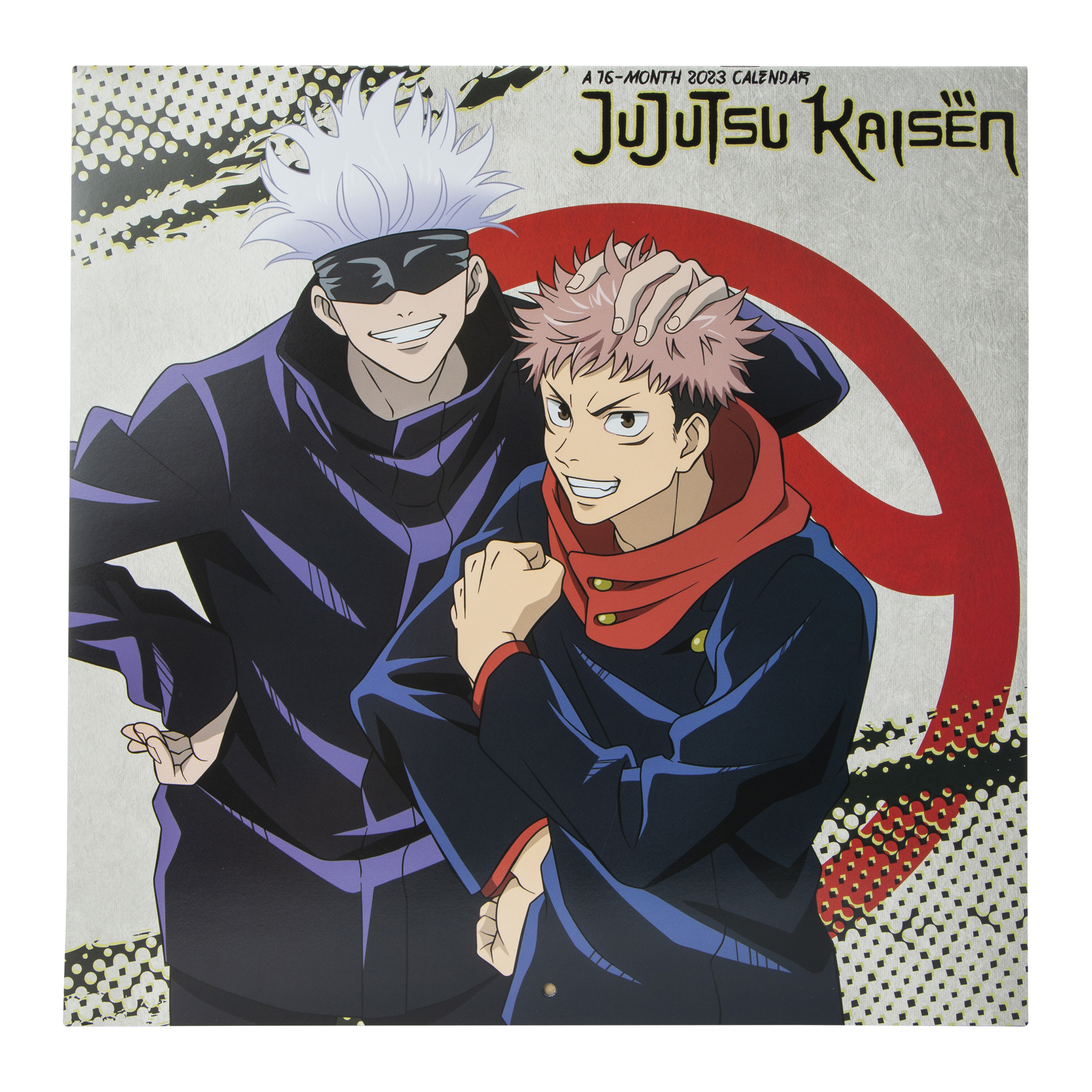 jujutsu kaisen 16-month 2023 wall calendar