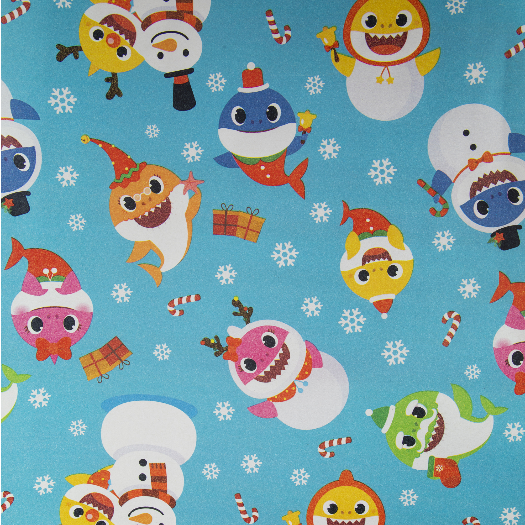 kids holiday wrapping paper 5yd