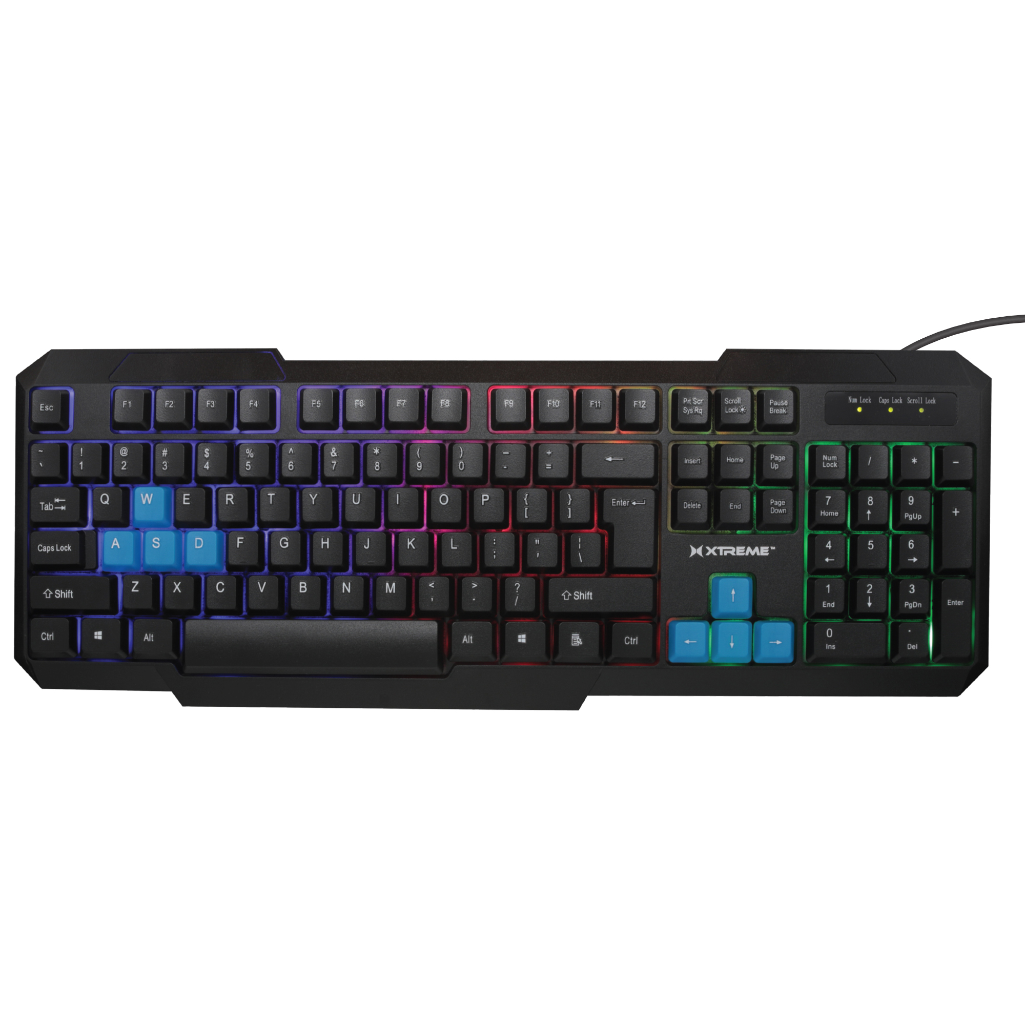 4-piece LED gaming gear kit