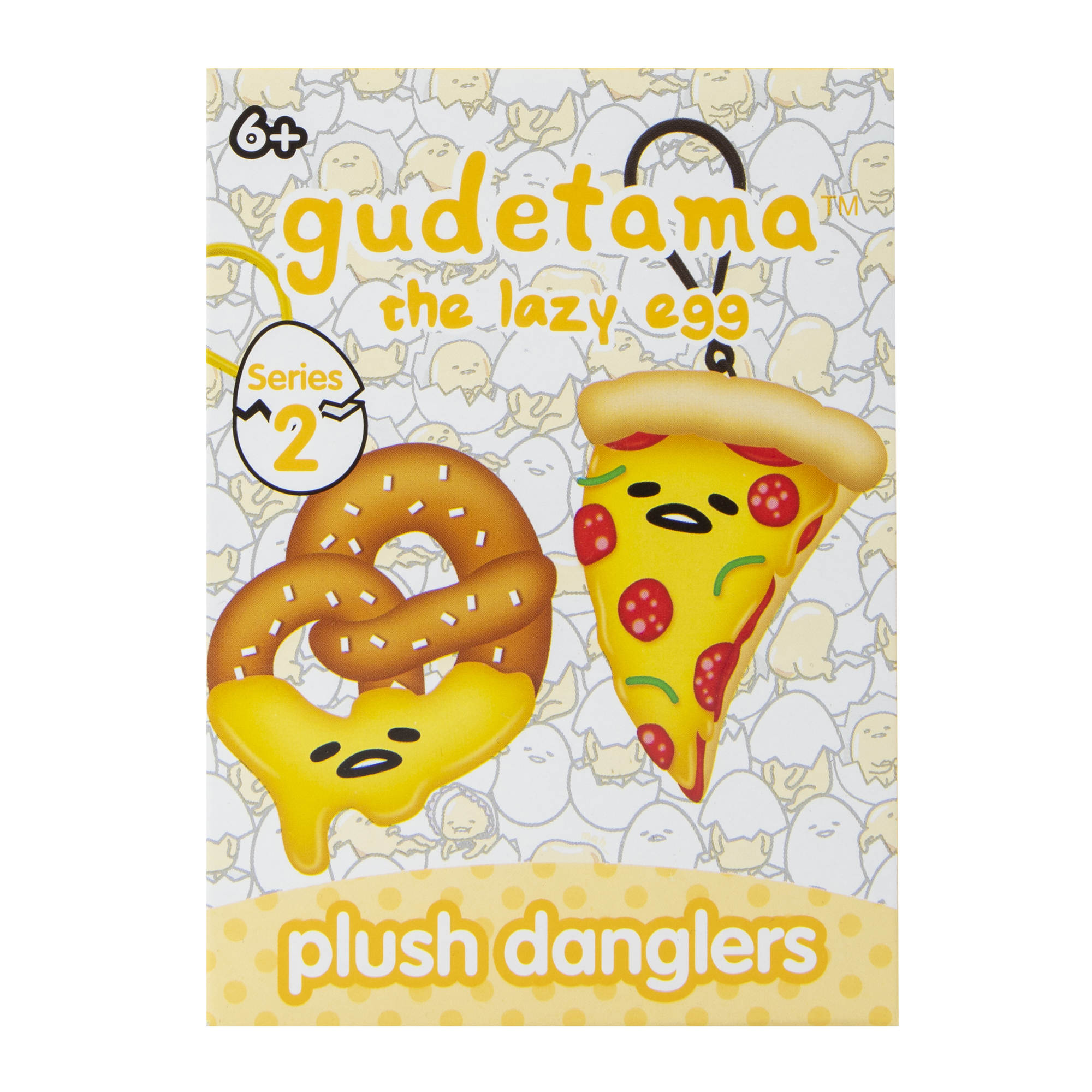 gudetama® the lazy egg series 2 plush danglers blind bag