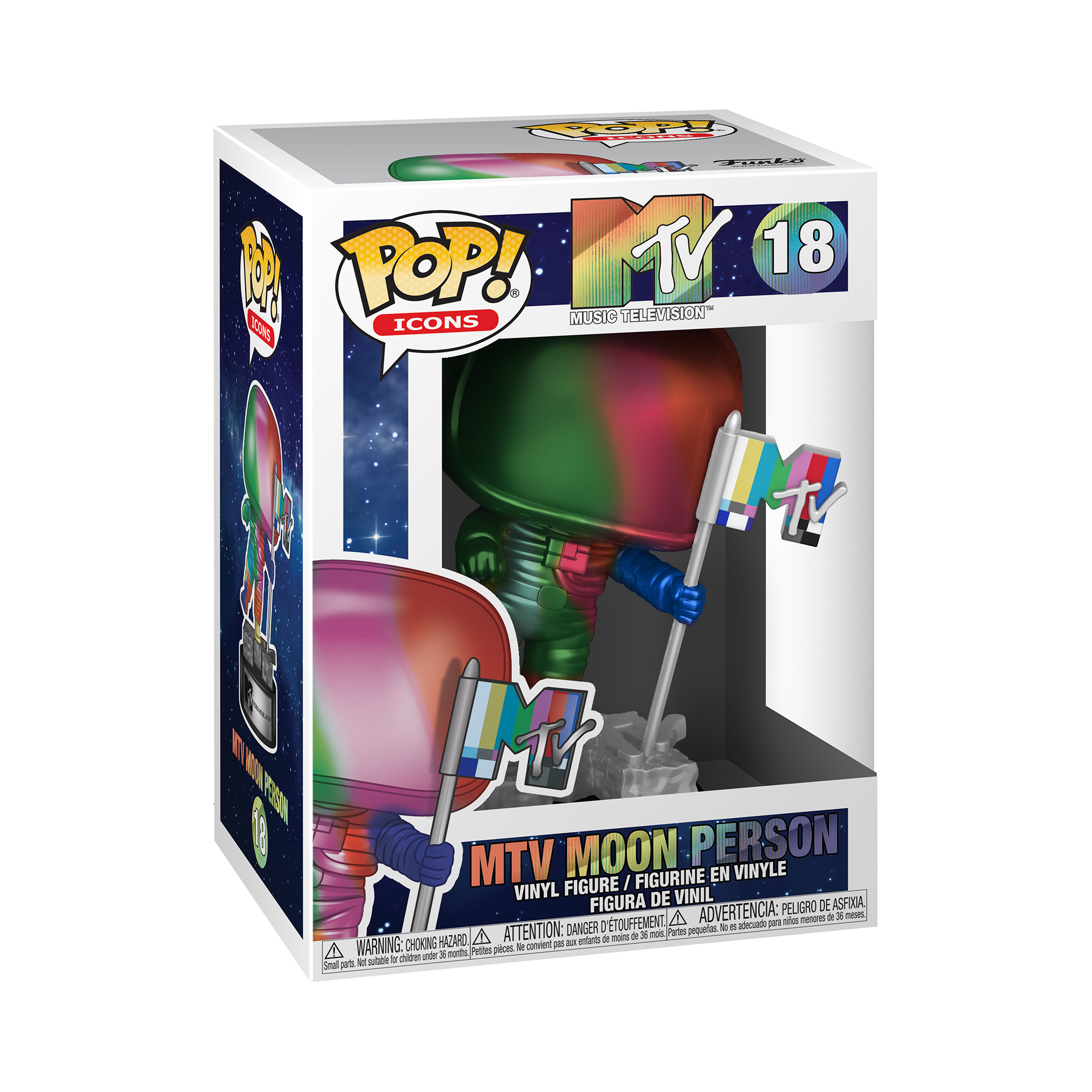 Funko Pop! Icons MTV moon person vinyl figure