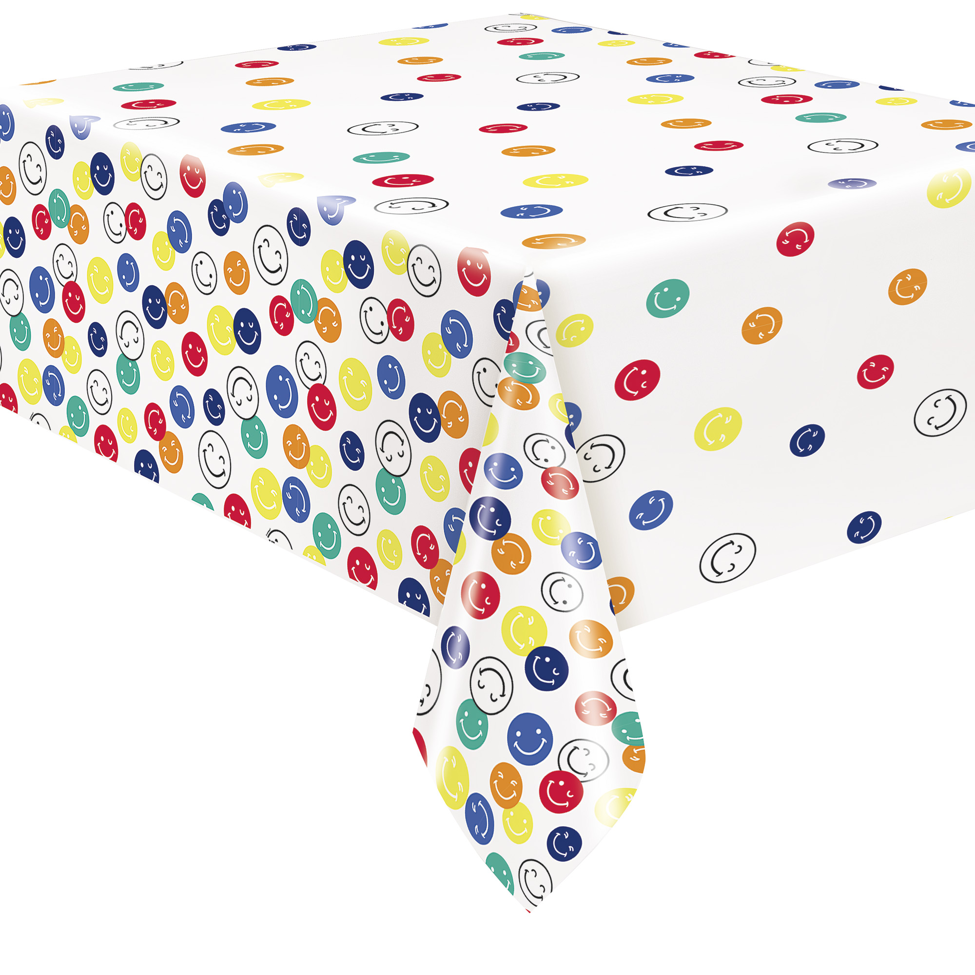 happy face table cover 4.5ft x 7ft