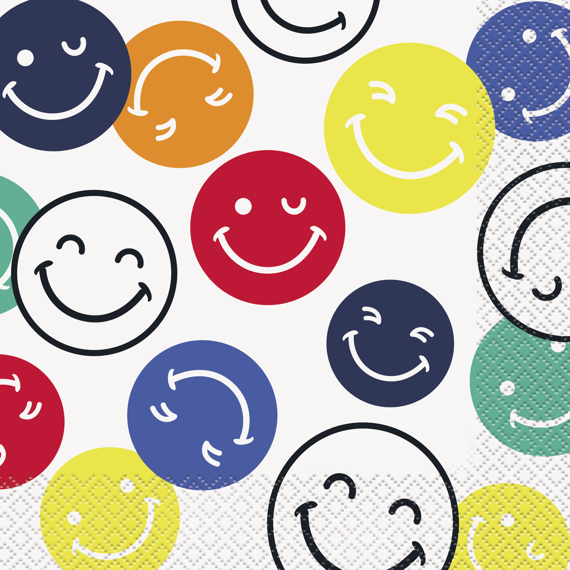 happy face table cover 4.5ft x 7ft