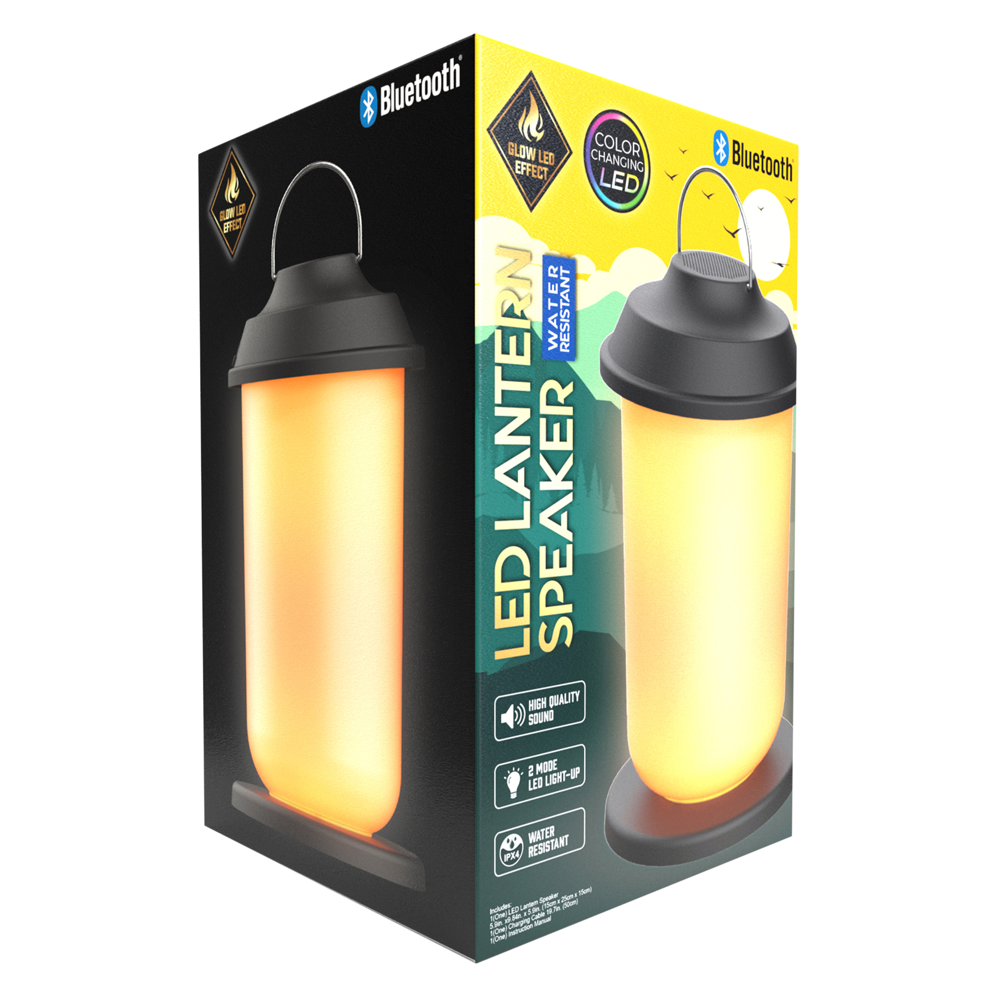 water-resistant bluetooth® LED lantern speaker | Five Below