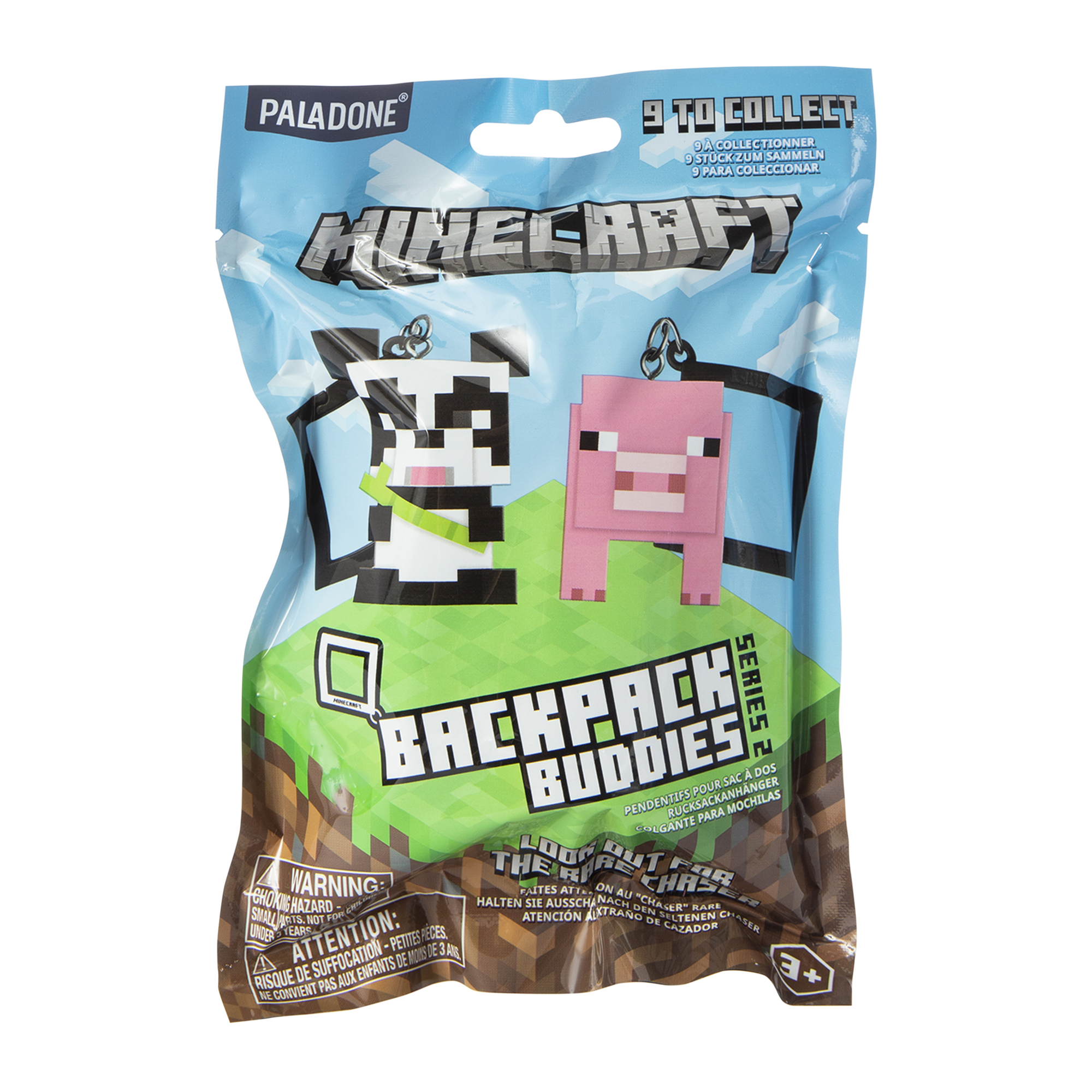 minecraft backpack buddies series 2 blind bag toy clip on Five