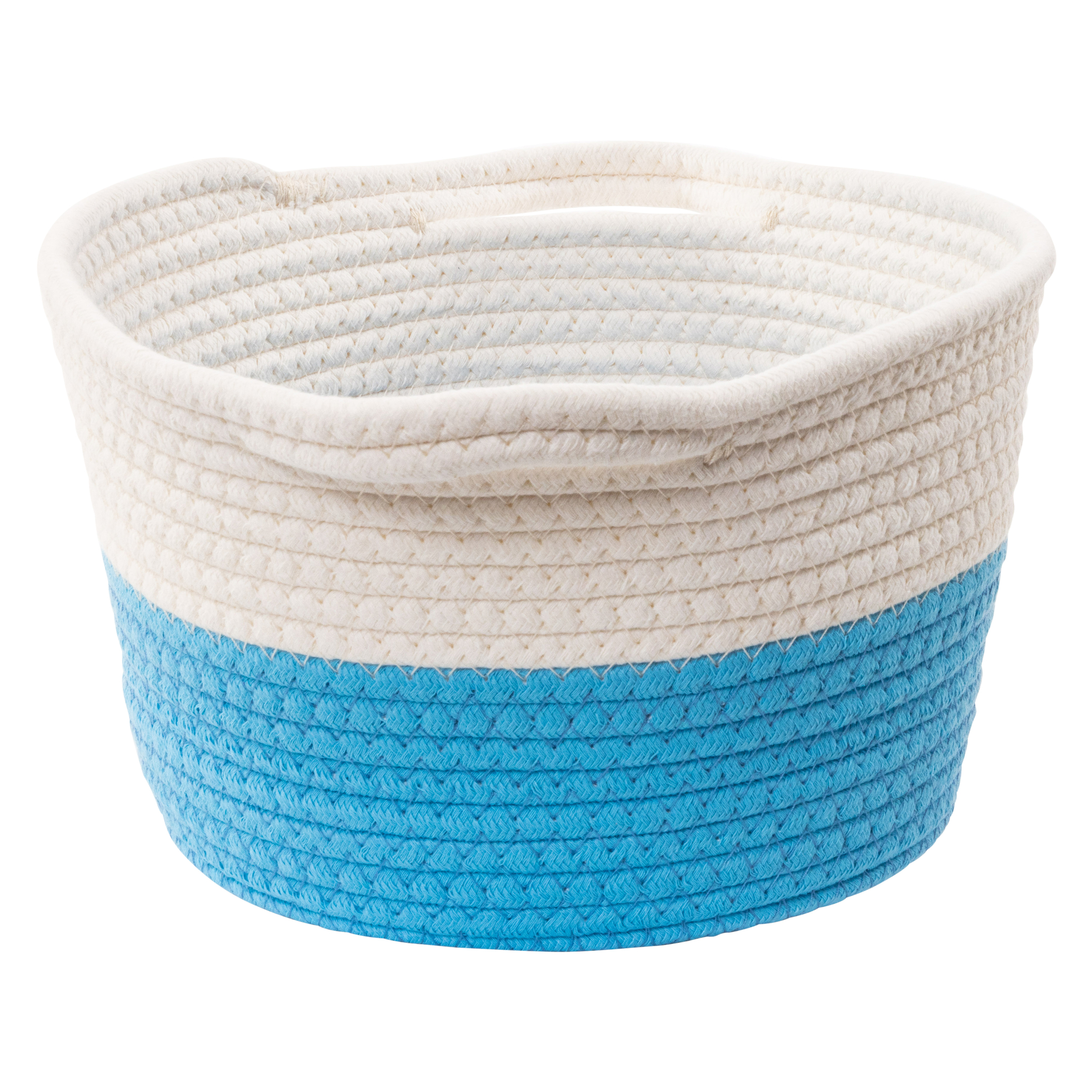 coiled rope easter basket 12.9in
