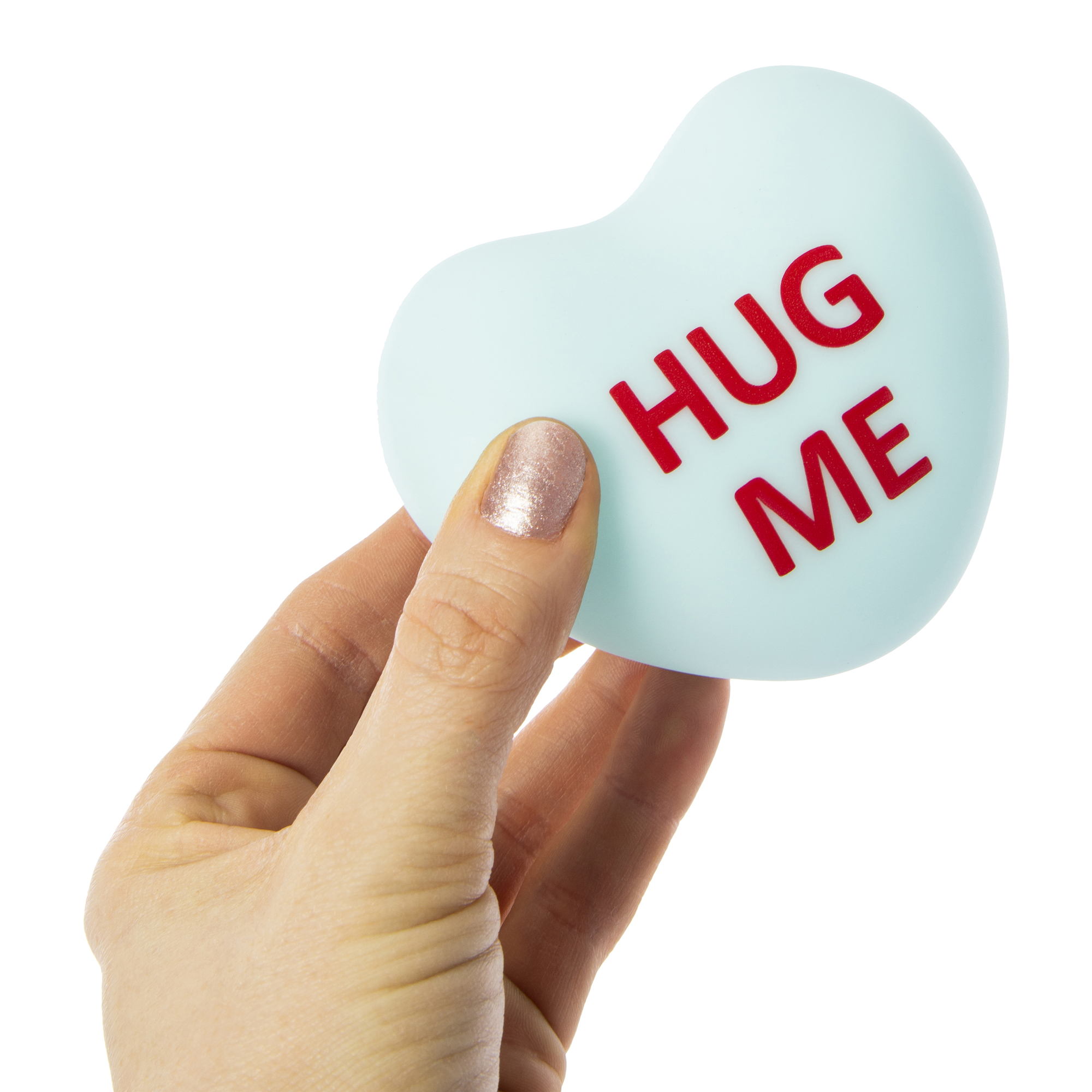 valentine conversation hearts vinyl dog toy 3-pack