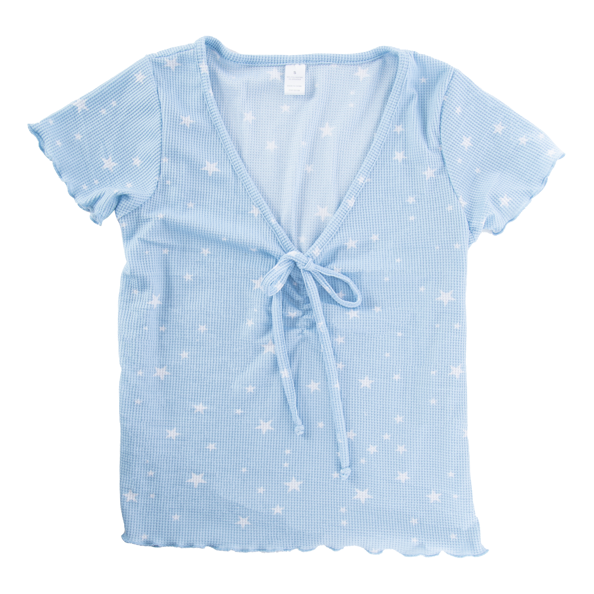 juniors printed lounge top