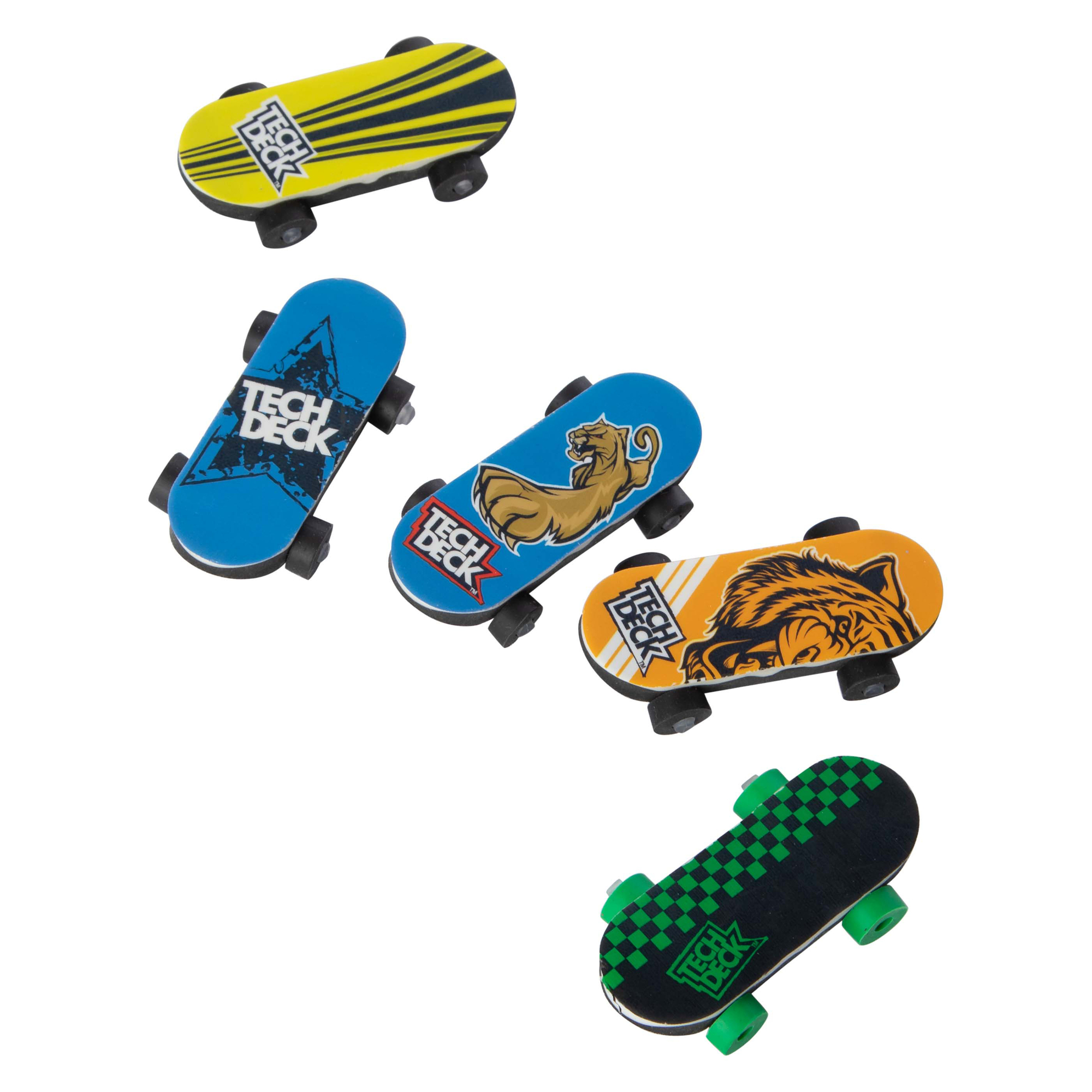 tech deck™ bendy boards! fingerboards 5-pack