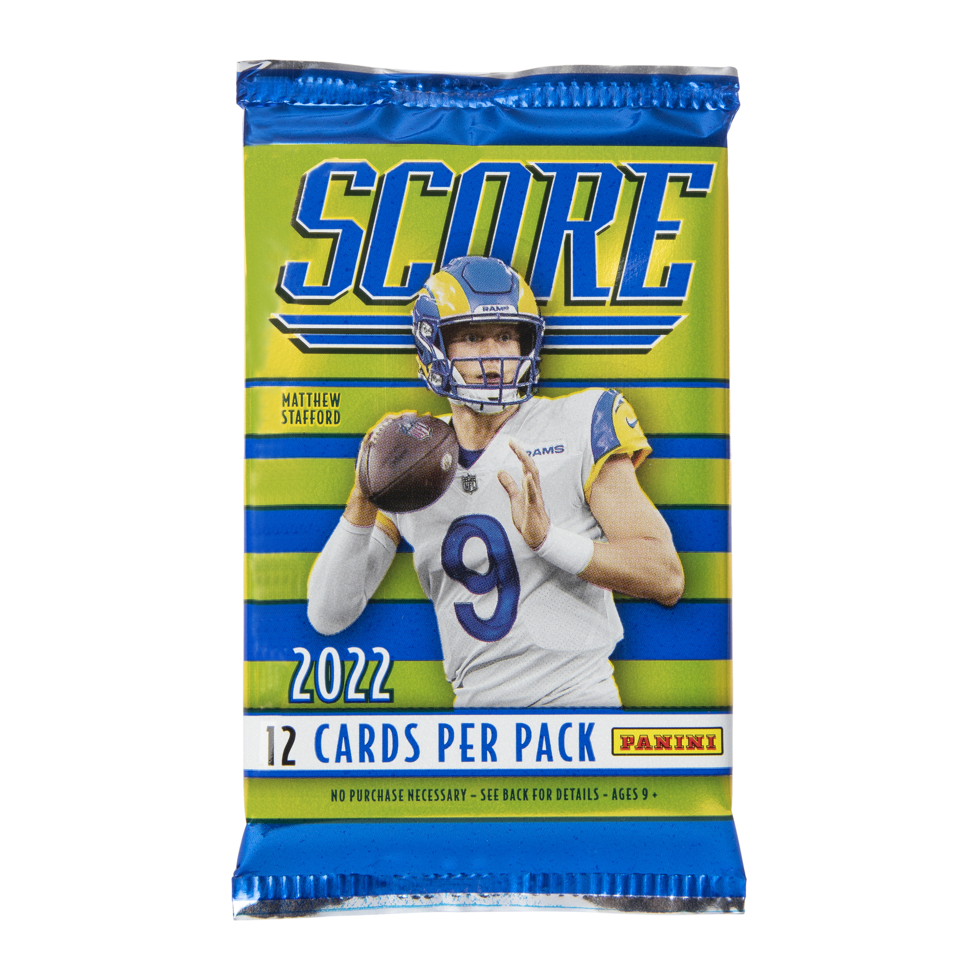 2022 panini® score football cards 12-pack
