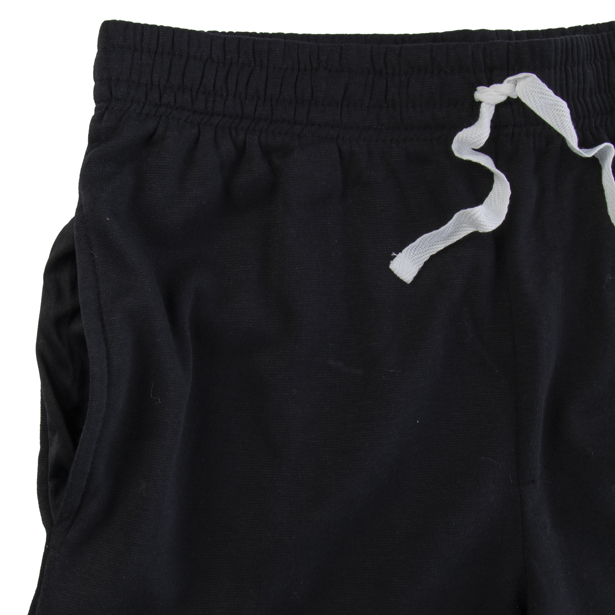 young men's blue fleece shorts