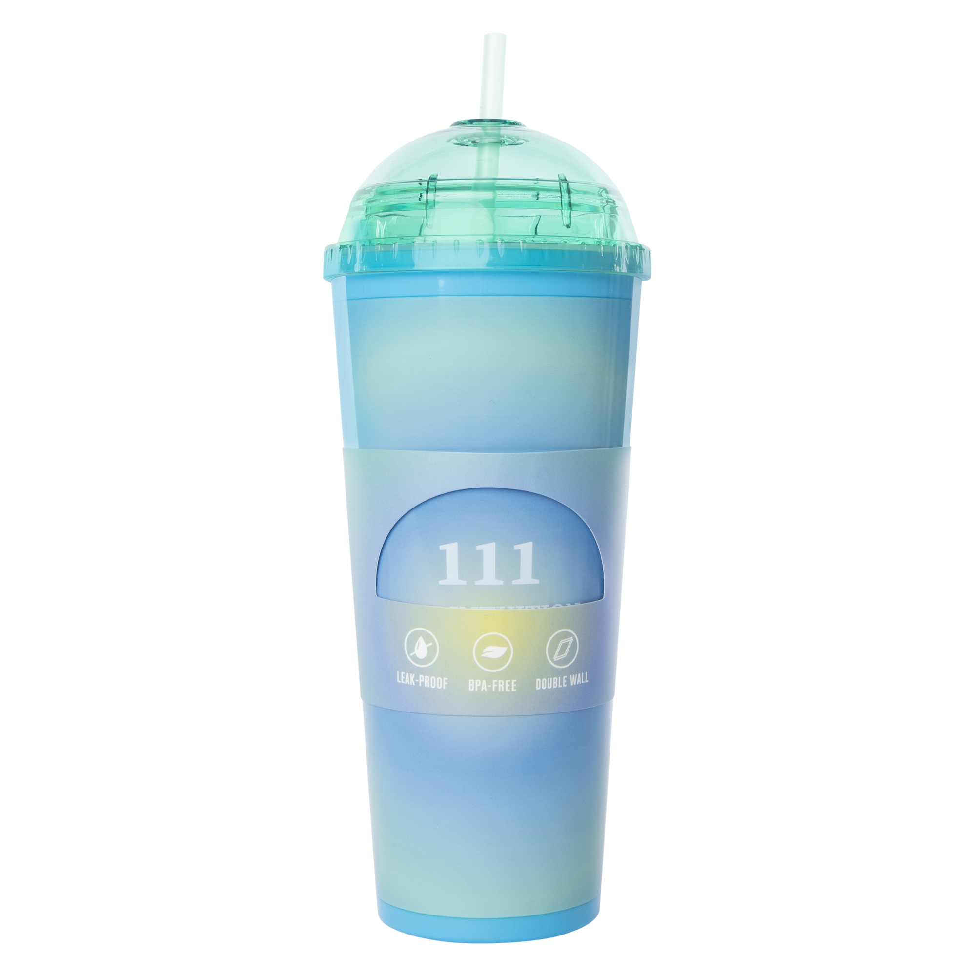 Angel Number Travel Tumbler With Straw 24oz