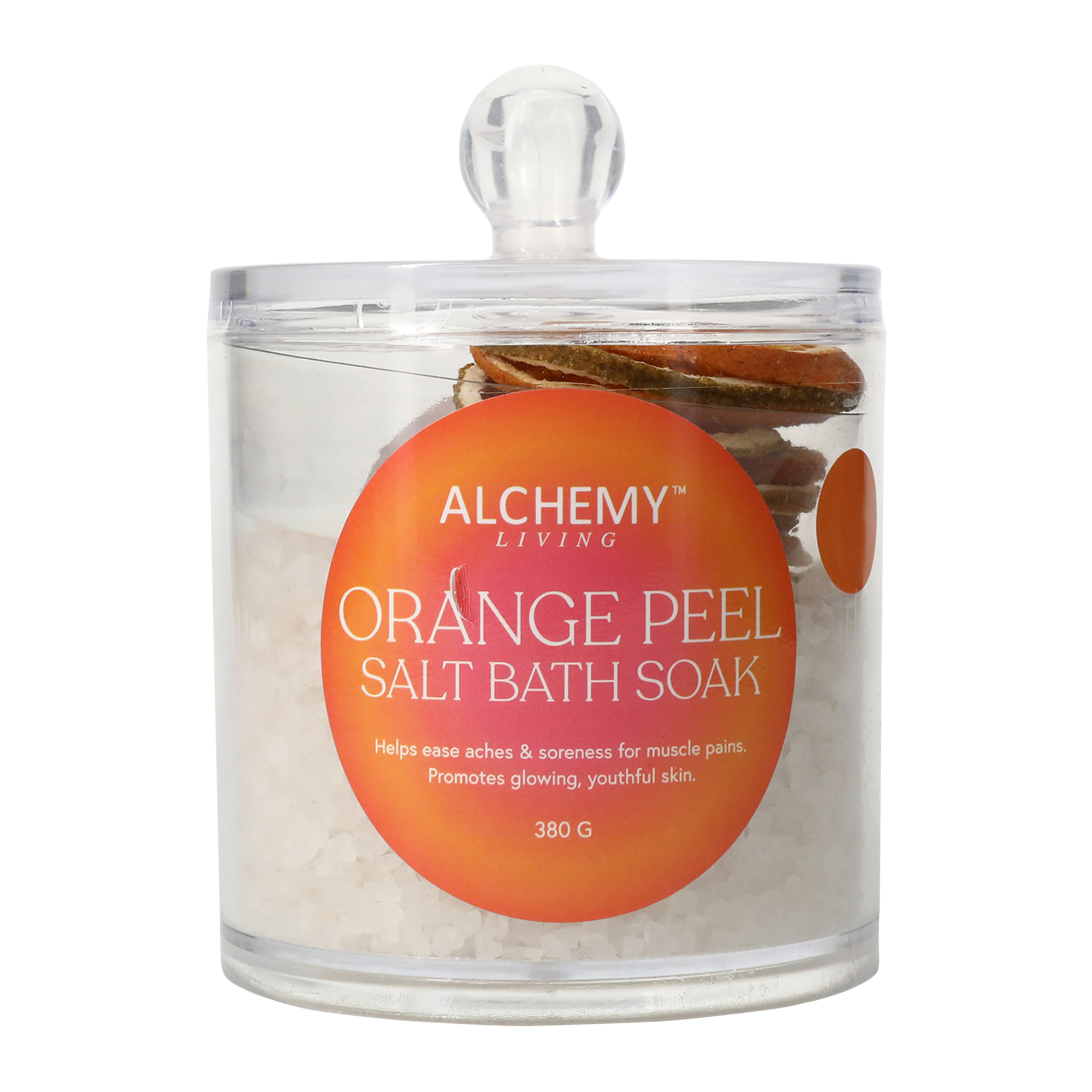 Alchemy Living™ Salt Bath Soak 13oz - Orange Peel