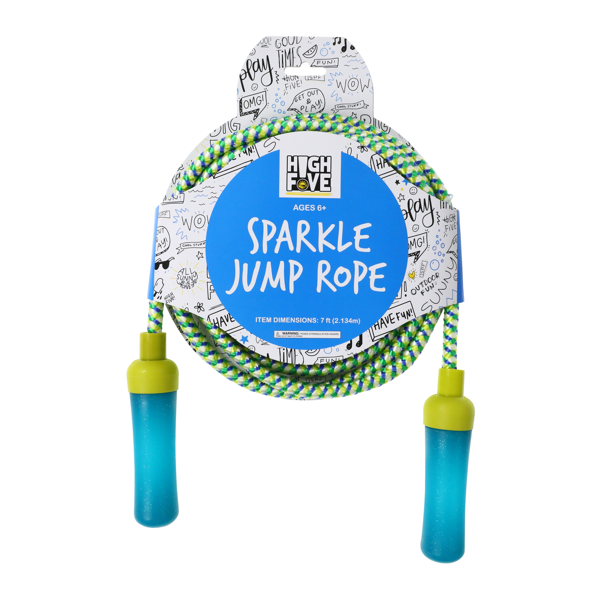 high five® sparkle jump rope 7ft