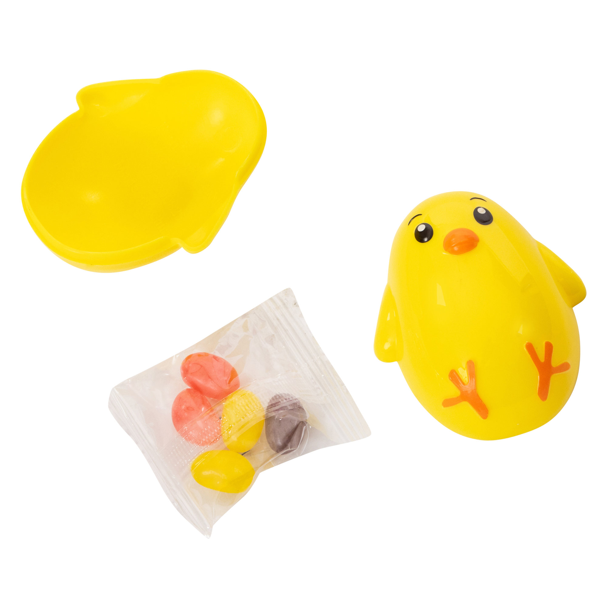 16-count bunnies & chicks easter eggs with candy
