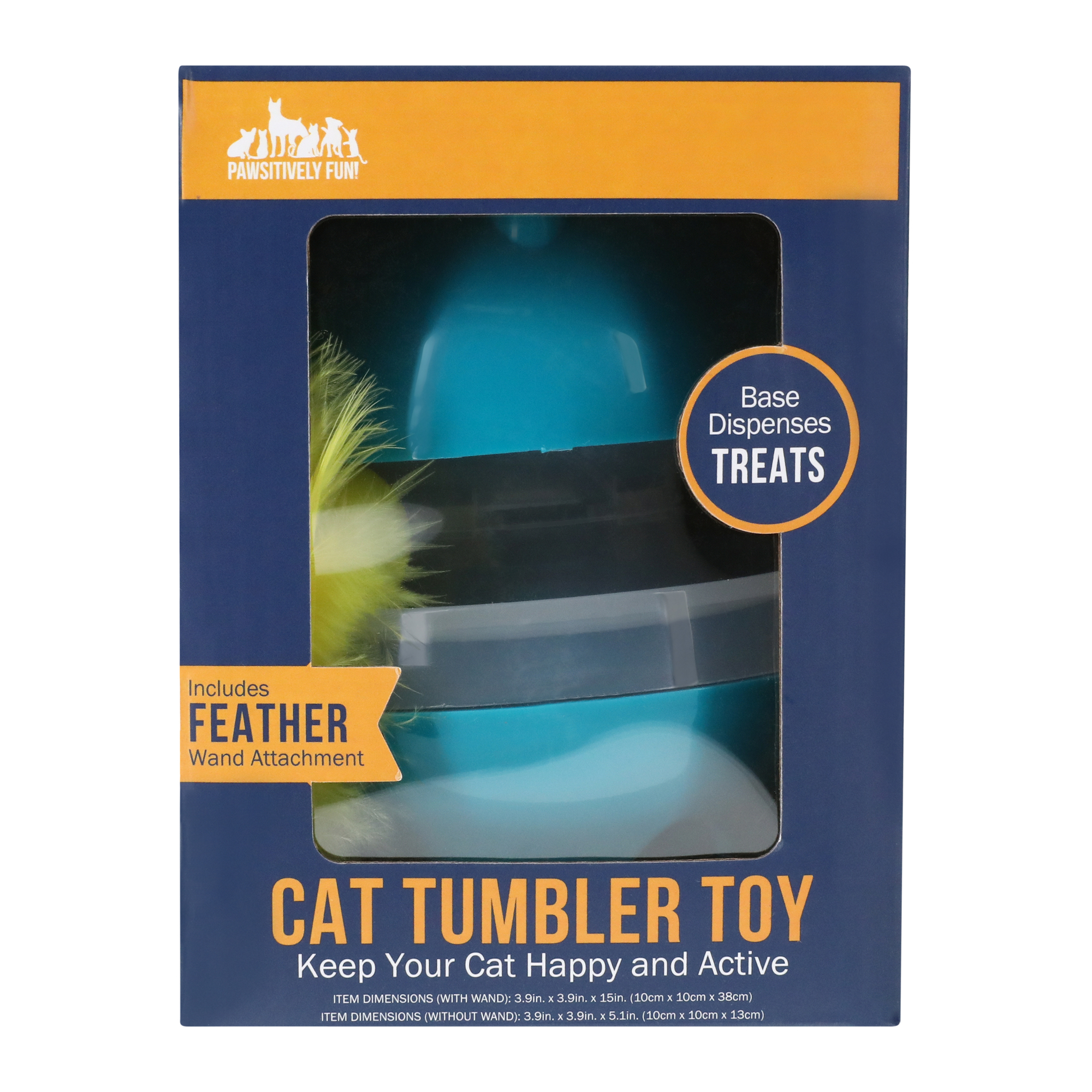 Treat-Dispensing Cat Tumbler Toy