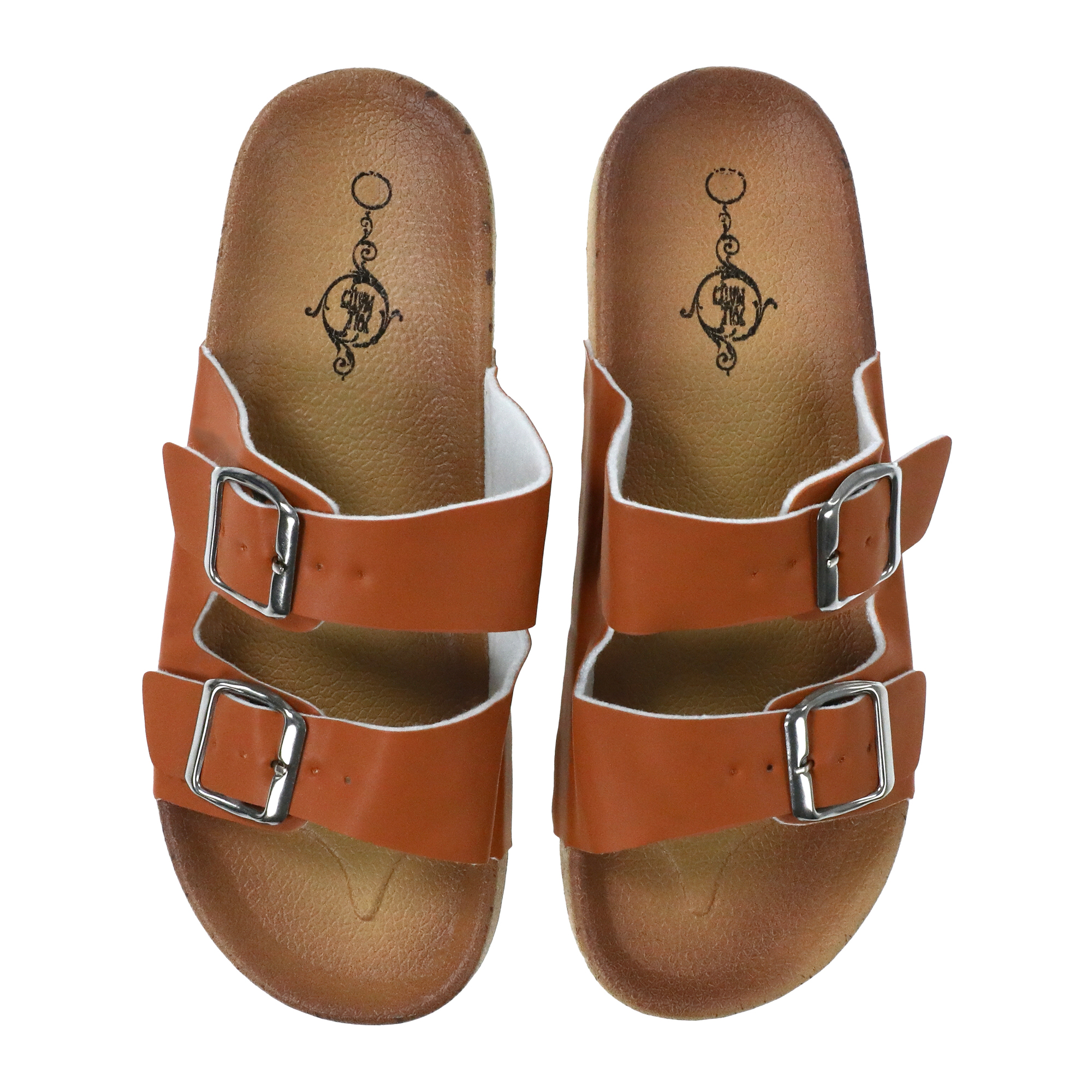 Ladies Double Buckle Sandals