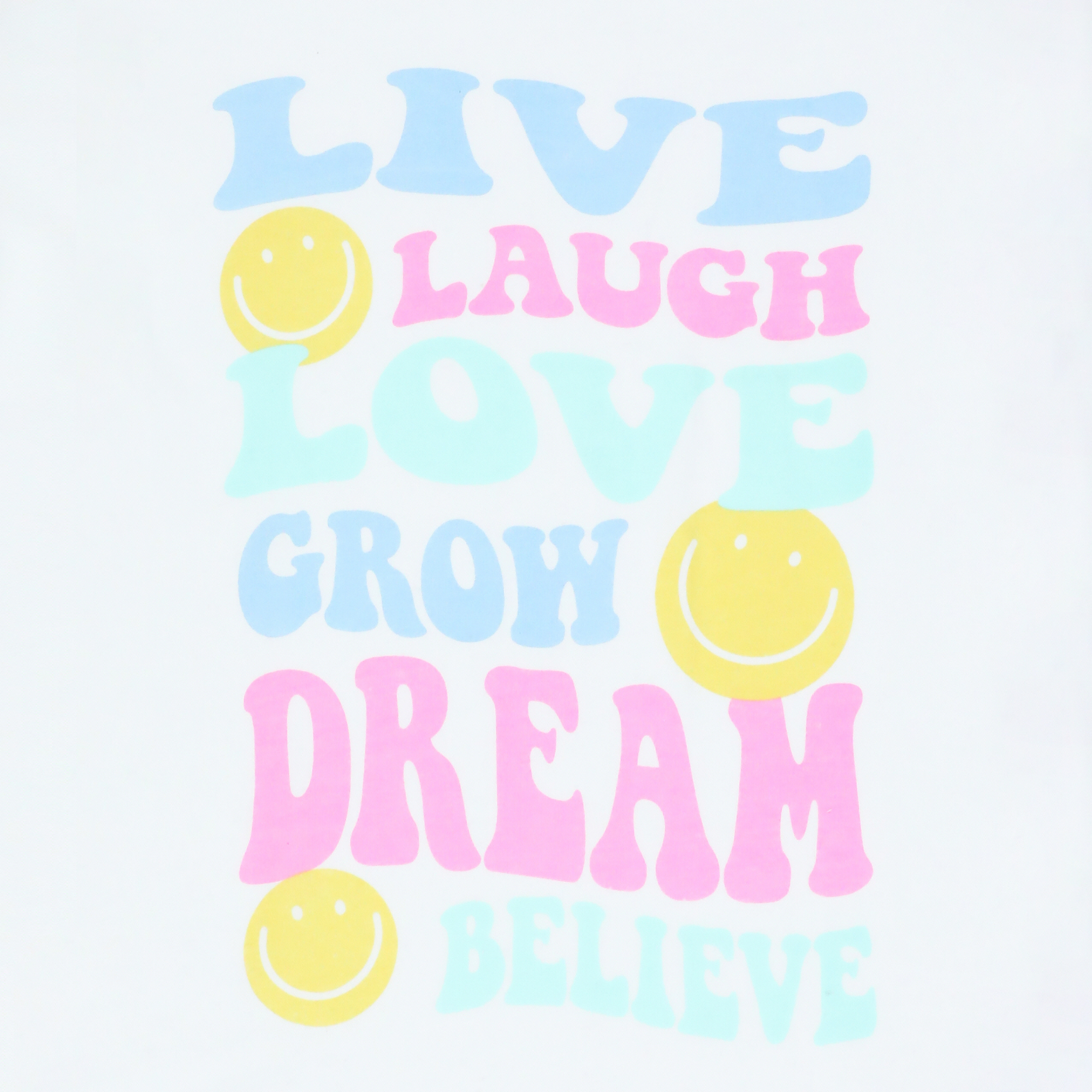 juniors 'live laugh love' graphic tee